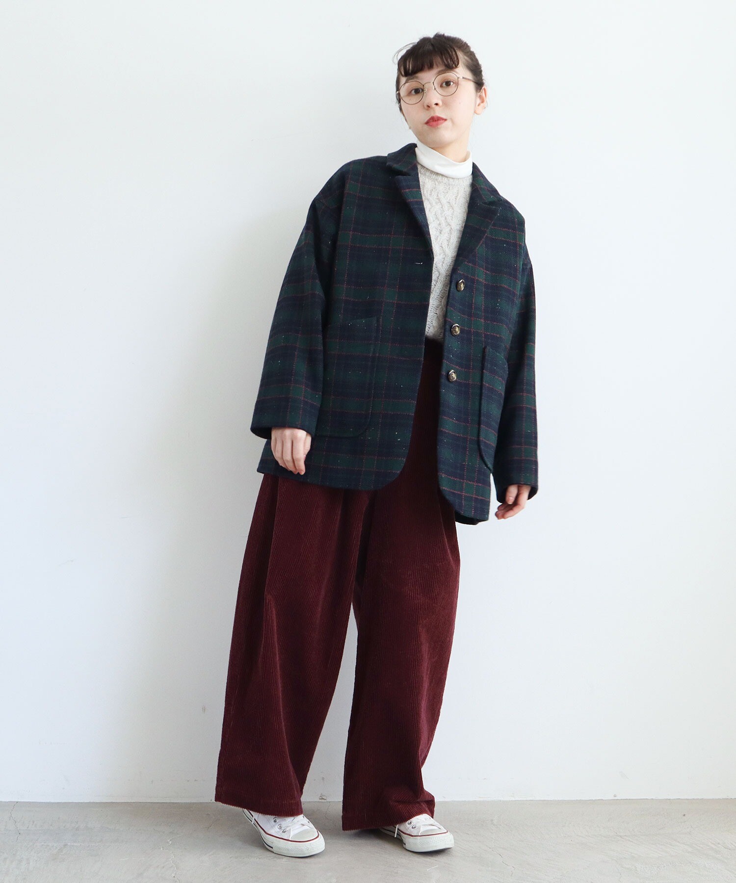 naptime ロングコート チェック L ＋LOOKBOOK２冊付き⭐️ - その他