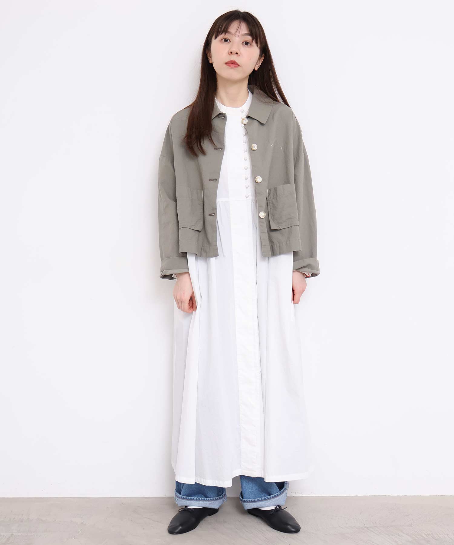 AMBIDEX Store washi cotton ミニジャケット(F ピンク): l'atelier du