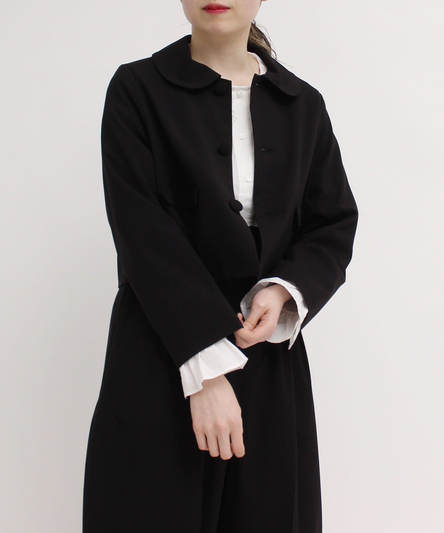 AMBIDEX Store △○丸衿ショート ジャケット(F グレー): l'atelier du 