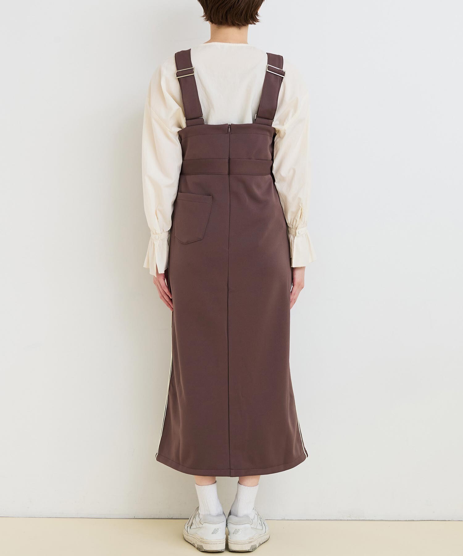 l'atelier du savon デニムプリーツジャンパースカート l'atelier du savon（アトリエドサボン）の「よそゆきデニム