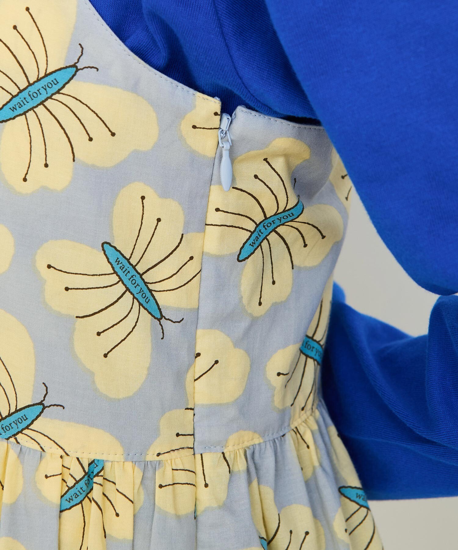 AMBIDEX Store ○Butterfly flower キャミワンピース(F グレー
