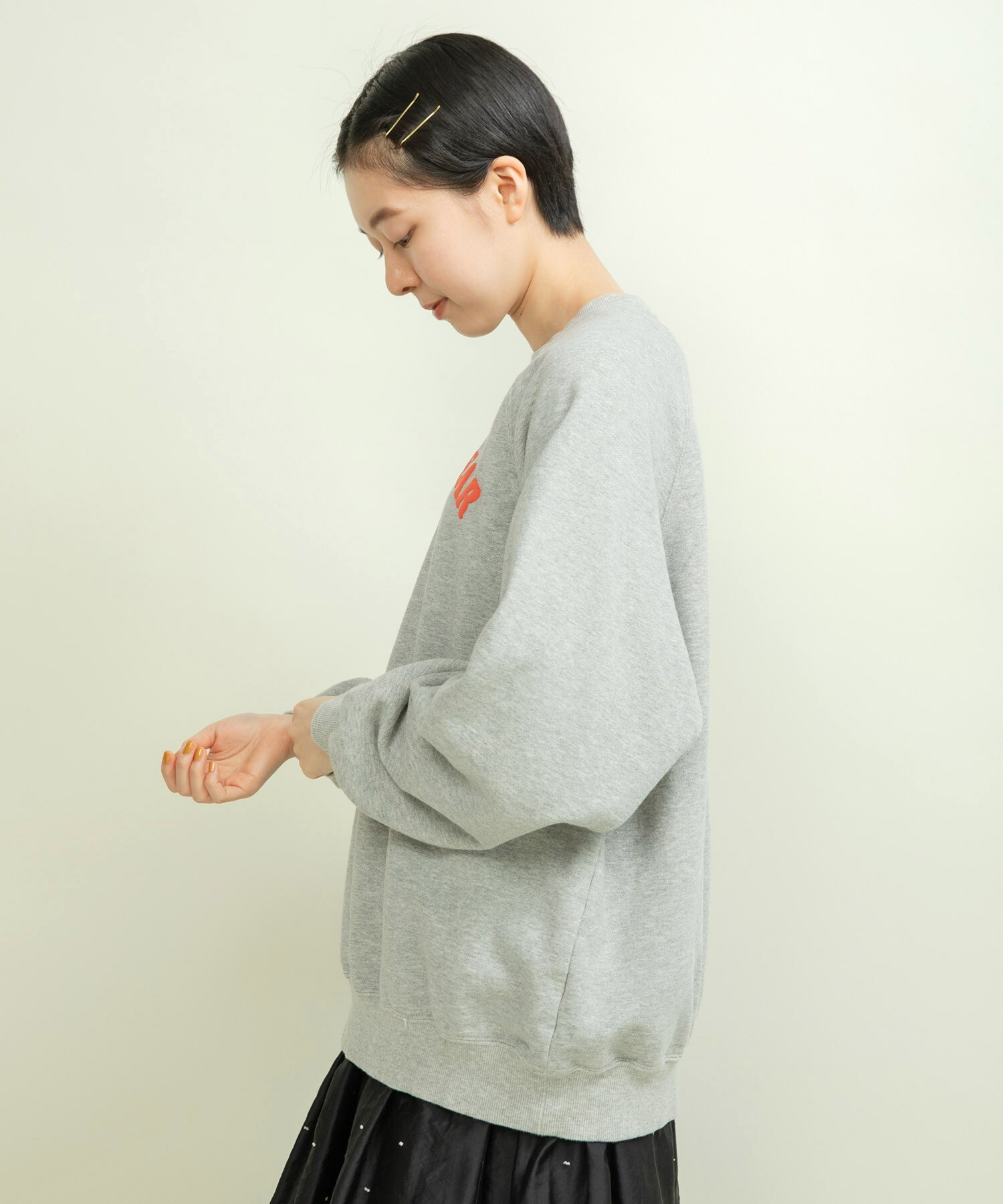 AMBIDEX Store ○30/10裏毛 眠たいくまプリントスウェット(F