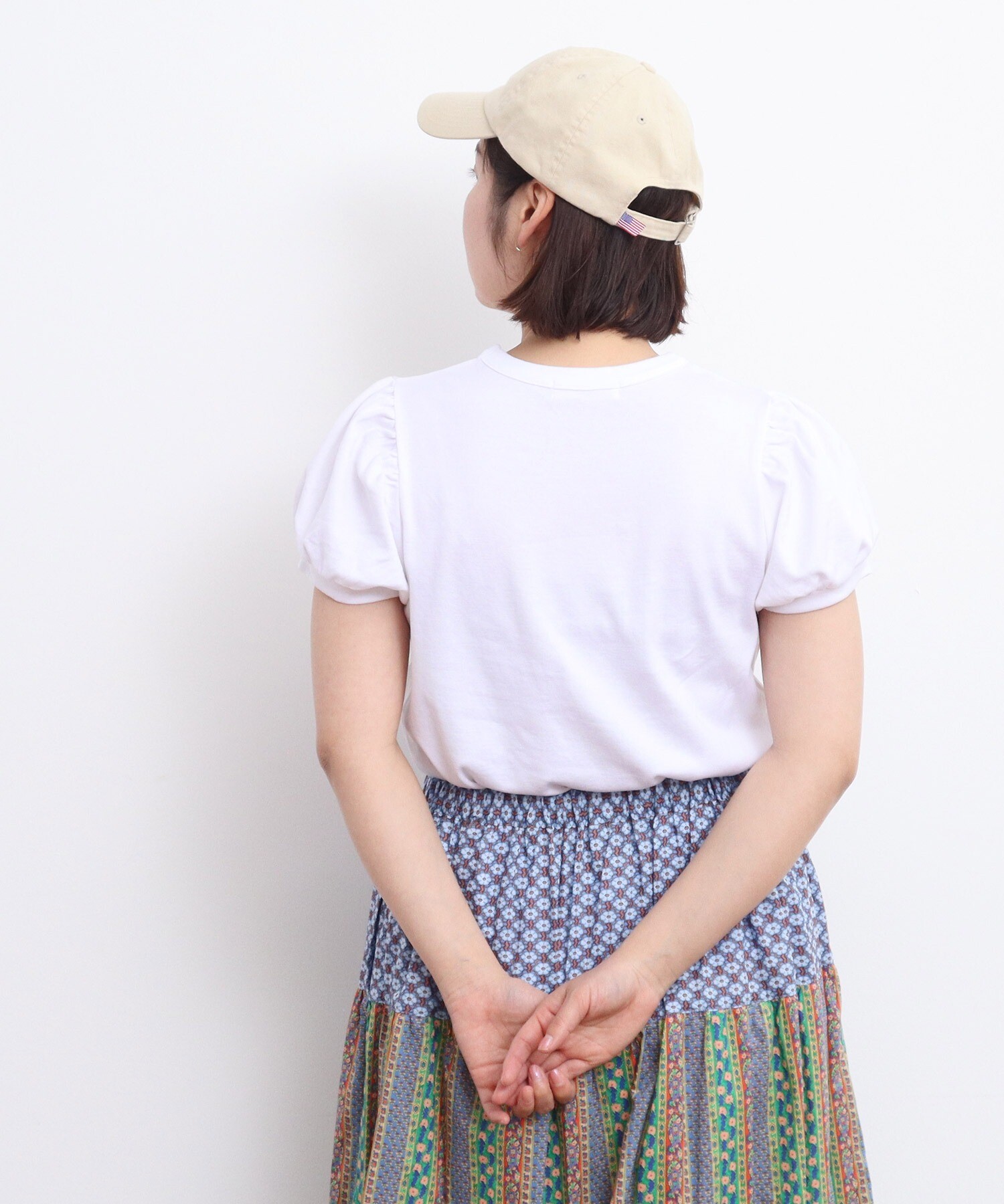 AMBIDEX Store ○連シルフライス パフスリーブTシャツ(F