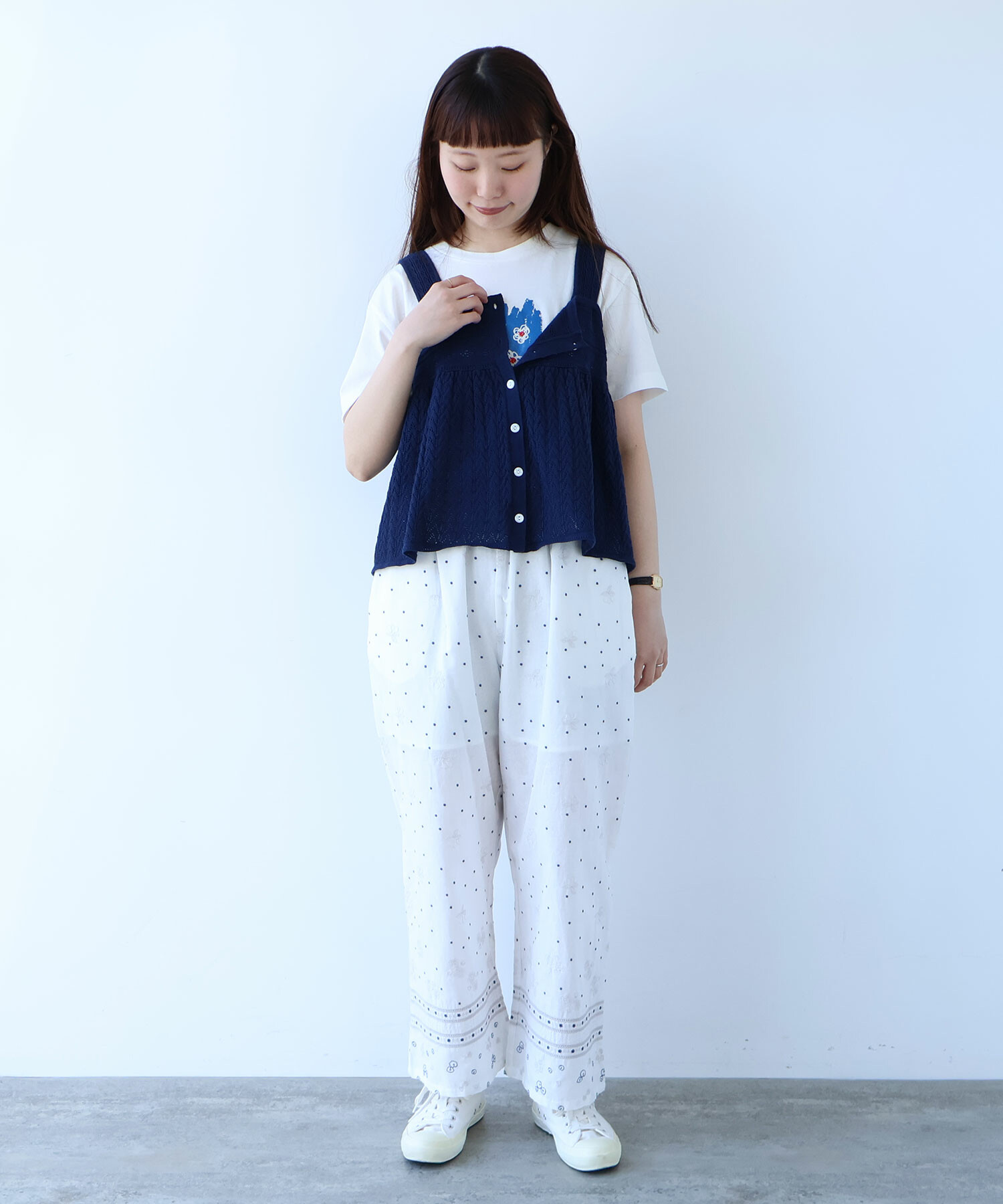 AMBIDEX Store ○ 透かし柄 キャミビスチェ(F アカ): bulle de savon