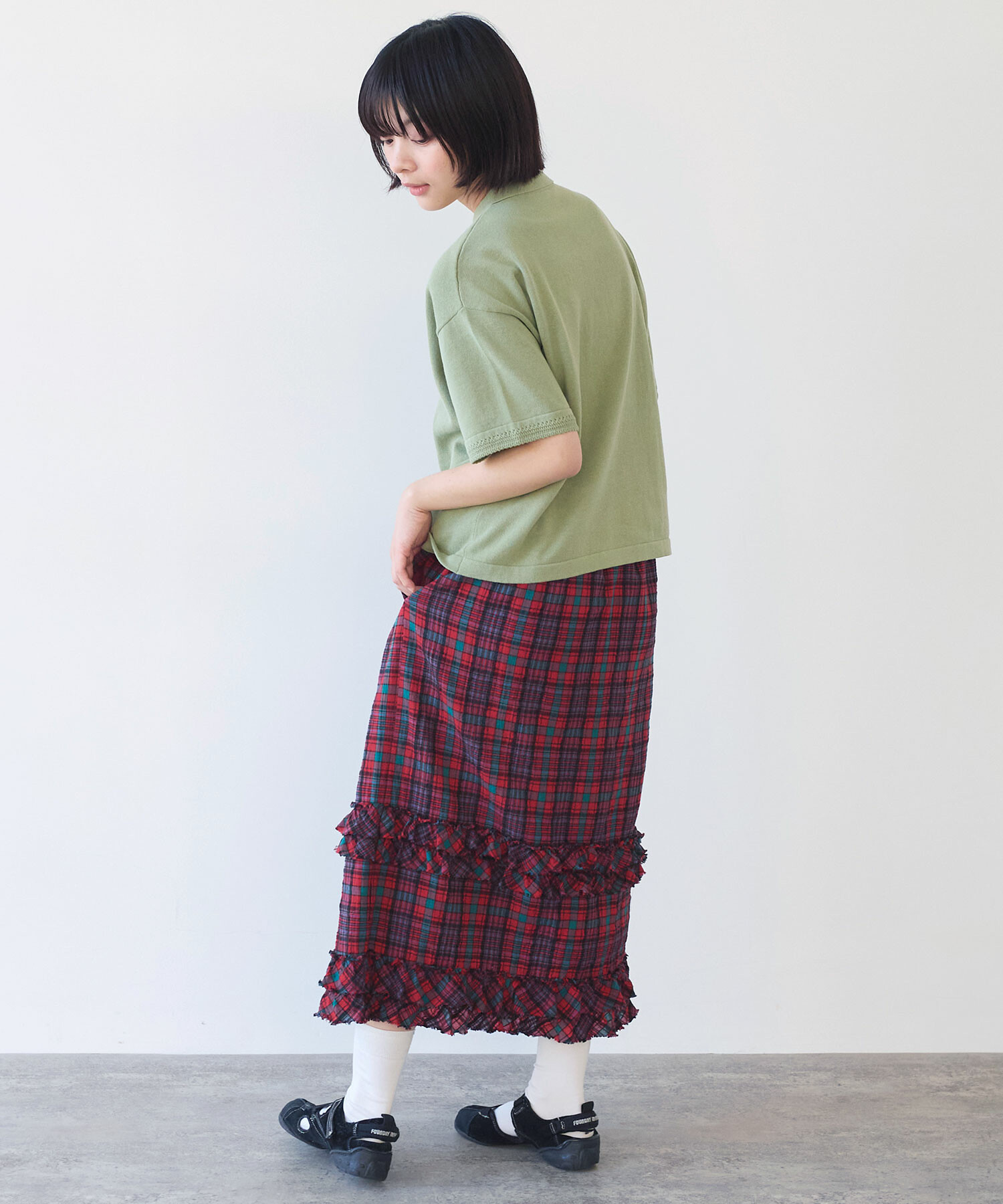 ナイス AMBIDEX Store 〇 コットン / ナイロン レース ポロプルオーバー