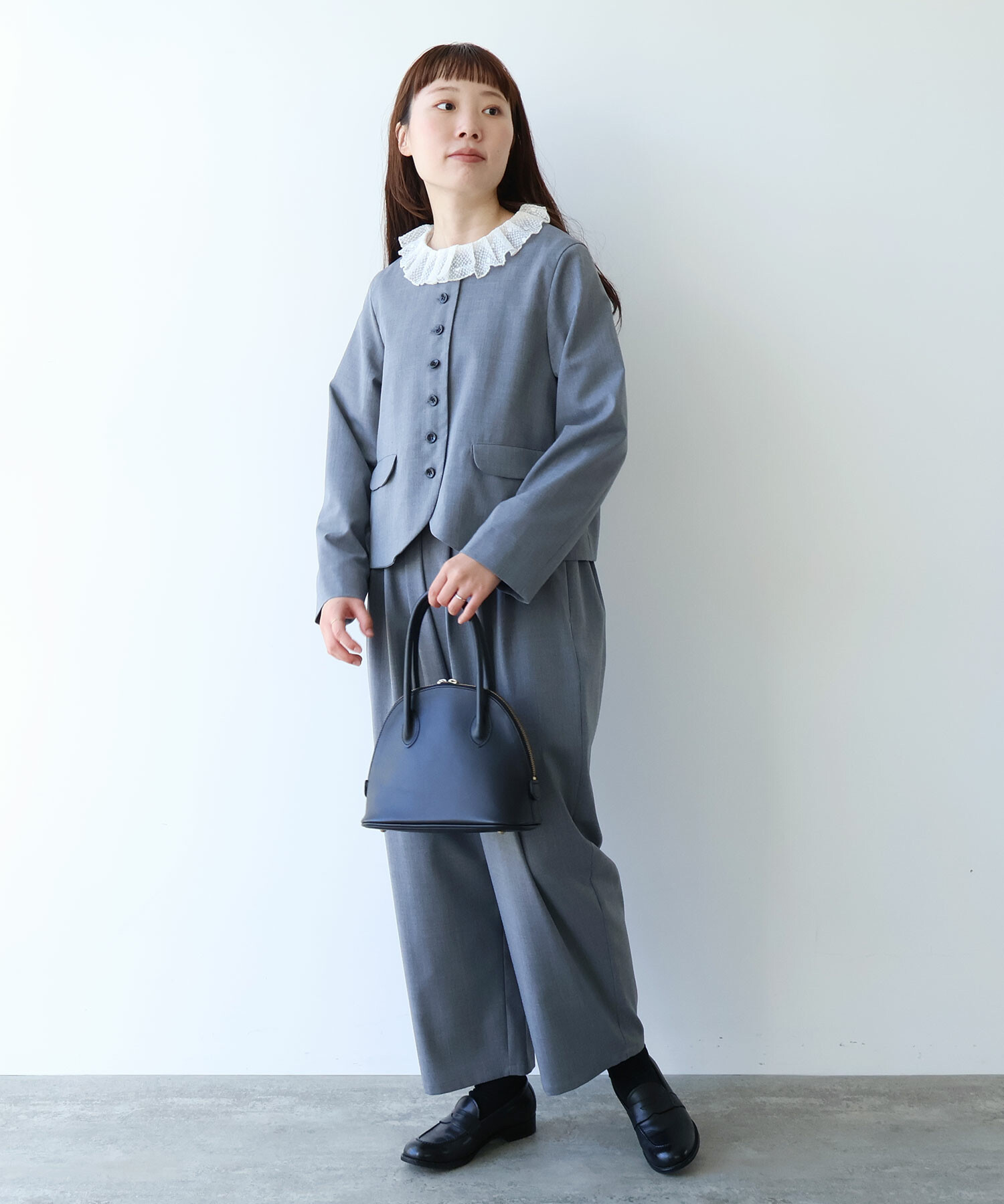 AMBIDEX Store 【予約販売】〇 2 / 80 TWツイル タックパンツ(F クロ