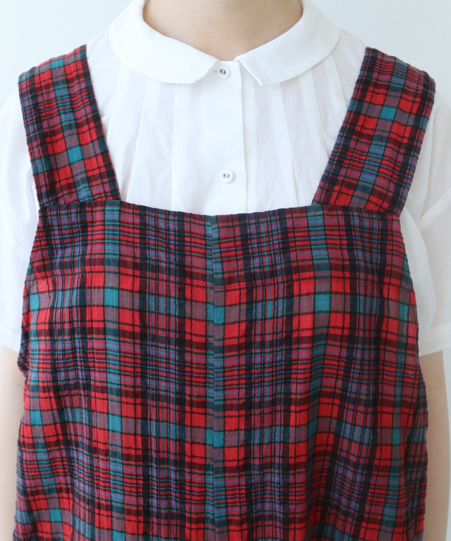 AMBIDEX Store △〇 サッカー タータンチェック サロペット(F