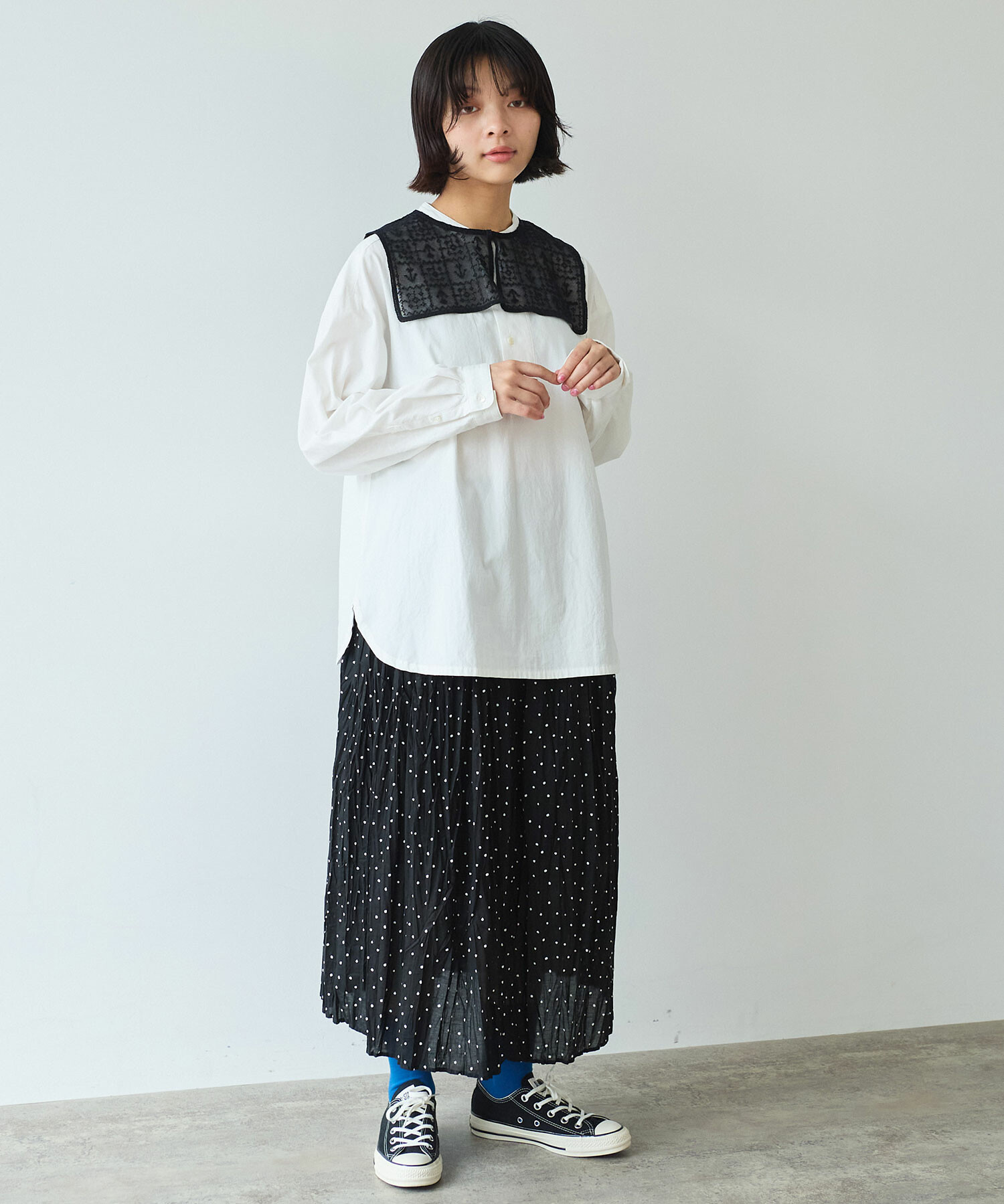 未使用❤とにかく❇可愛い～色❇(*≧з≦)のスカート♪(^^) AMBIDEX Store 【予約販売】〇 しわしわdot プリント ランダム