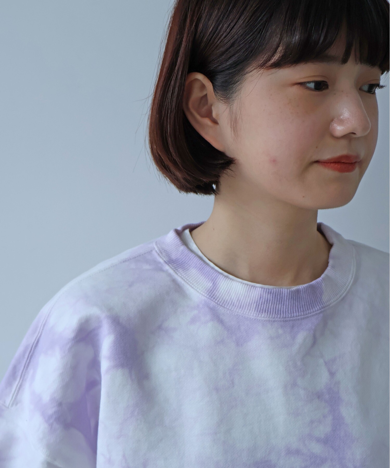 AMBIDEX Store 【予約販売】○highcount コットン裏毛 ムラ染め short