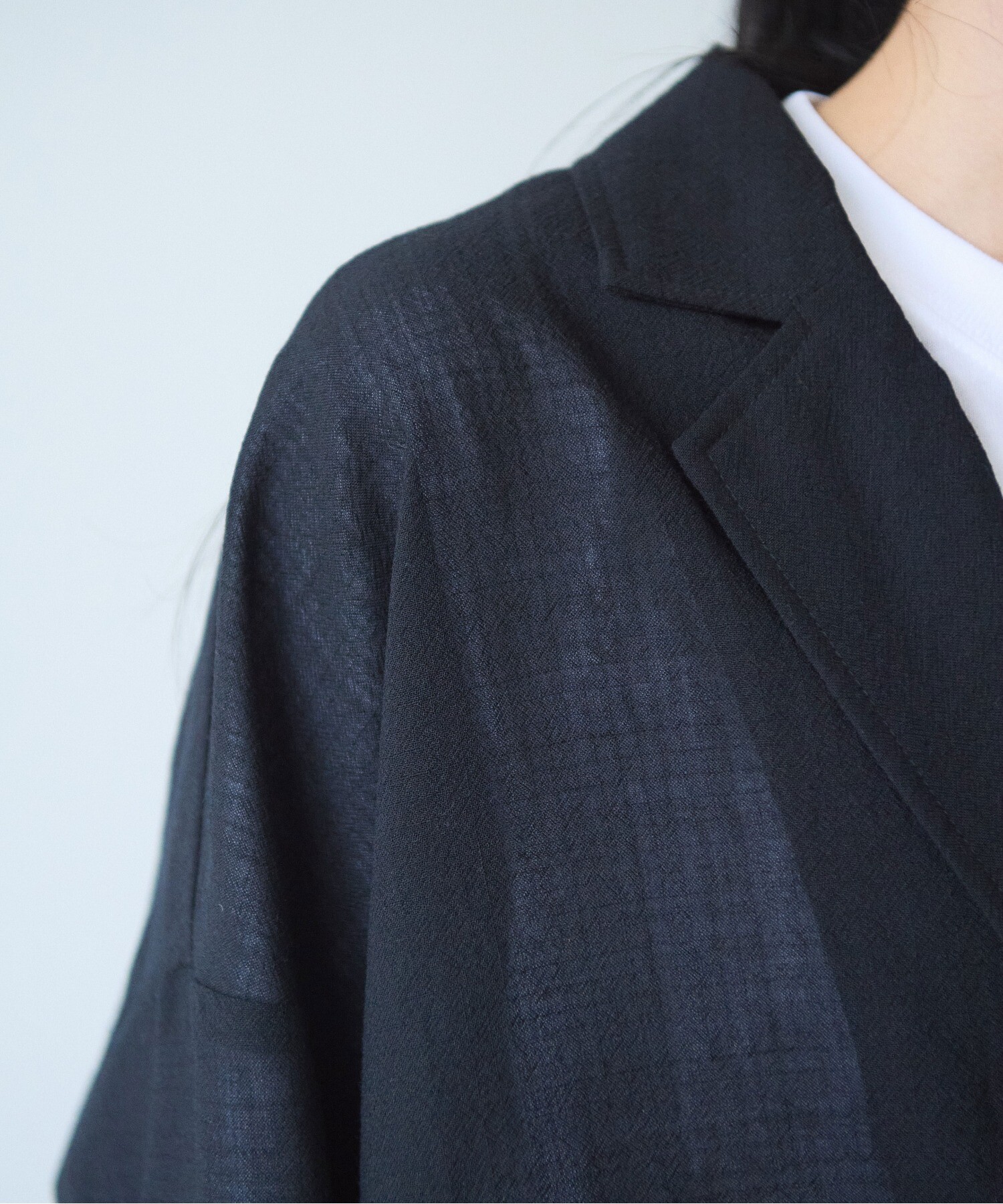 AMBIDEX Store sheer summer Wool-Polyester Voil tailored ジャケット