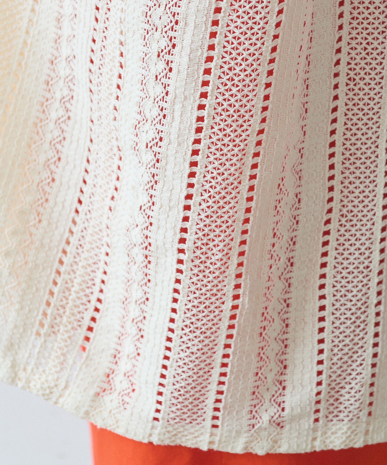 AMBIDEX Store ○コットン ruschel lace kaftan ワンピース(F