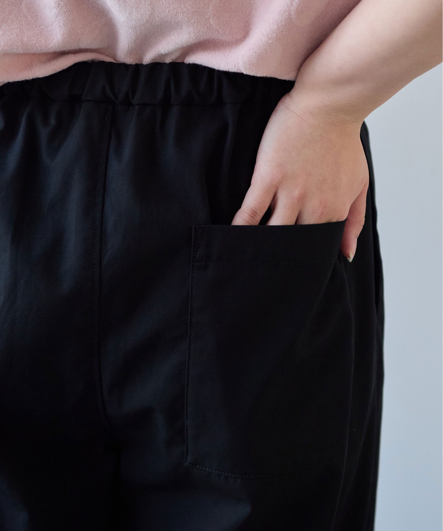 AMBIDEX Store 80/2強撚コットンギャバwideパンツ(F コゲチャ): yuni