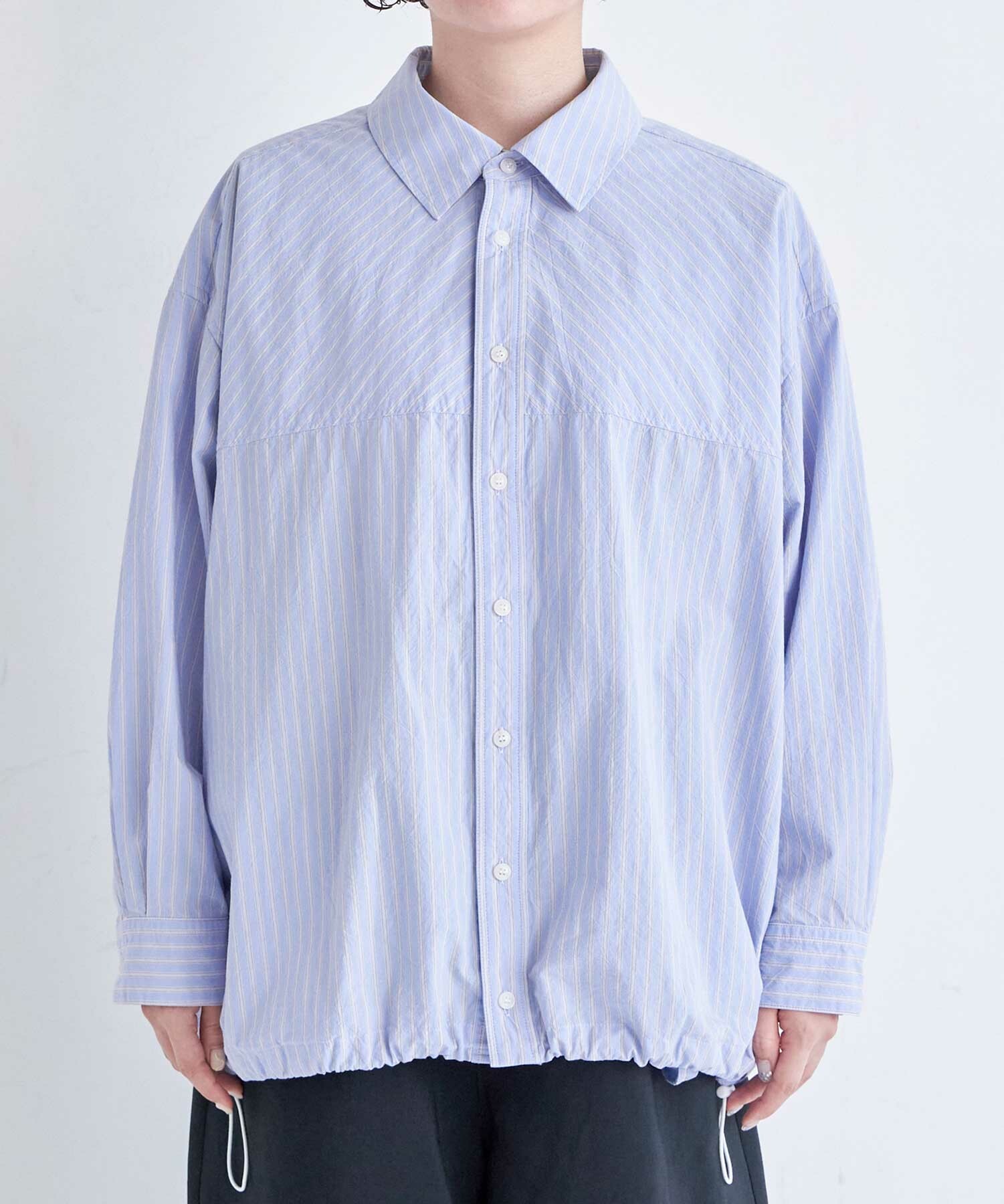 AMBIDEX Store ○STRIPE シャツブルゾン(F BEIGE STRIPE): FLAT