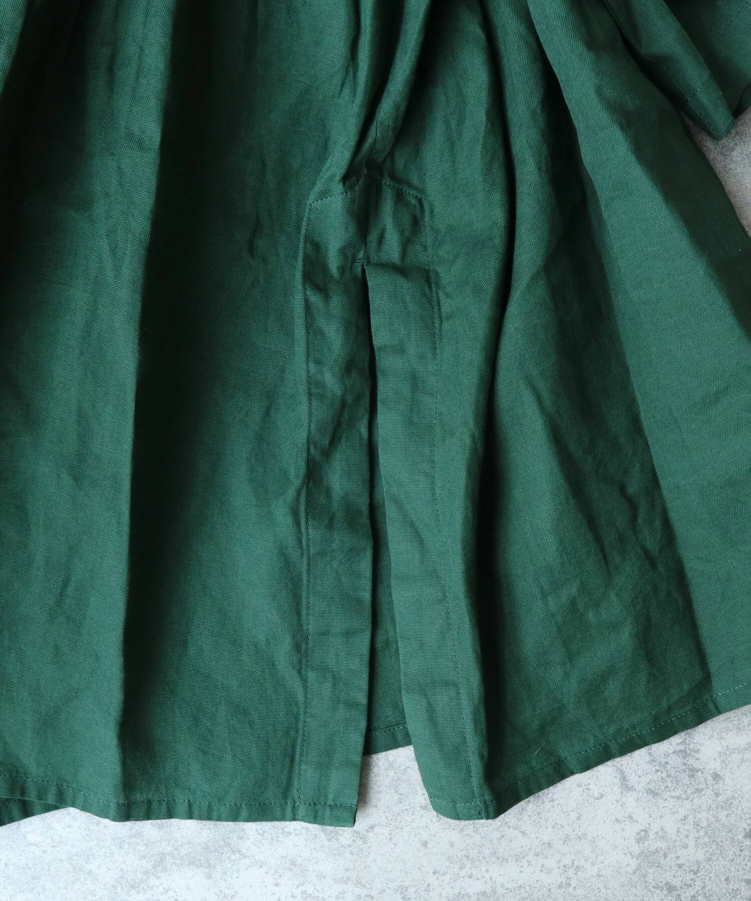 AMBIDEX Store △high twist OX 製品染 フードシャツ(F グリーン