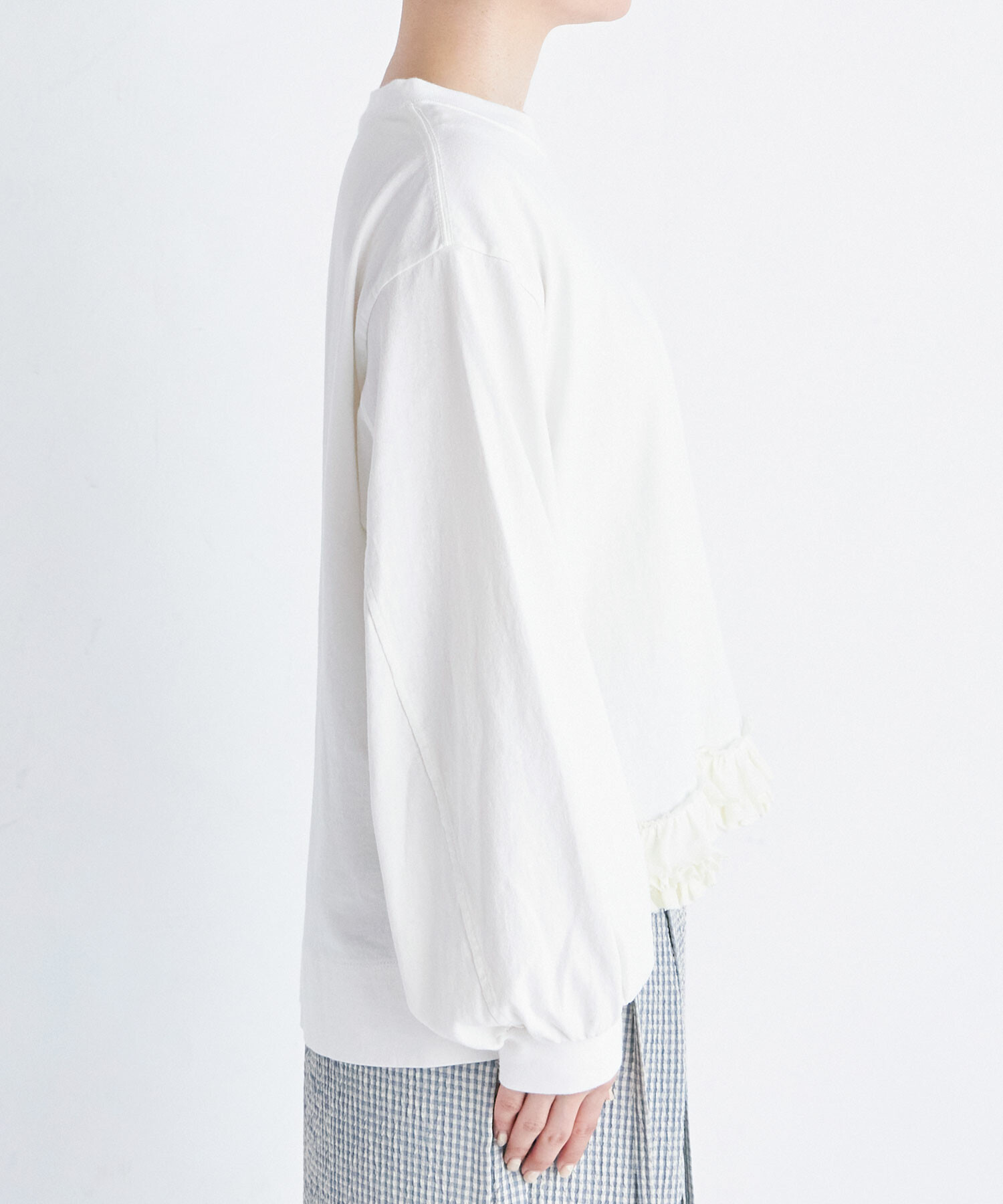 AMBIDEX Store ○MESH HEM プルオーバー(F WHITE): FLAT-cic-HATENA