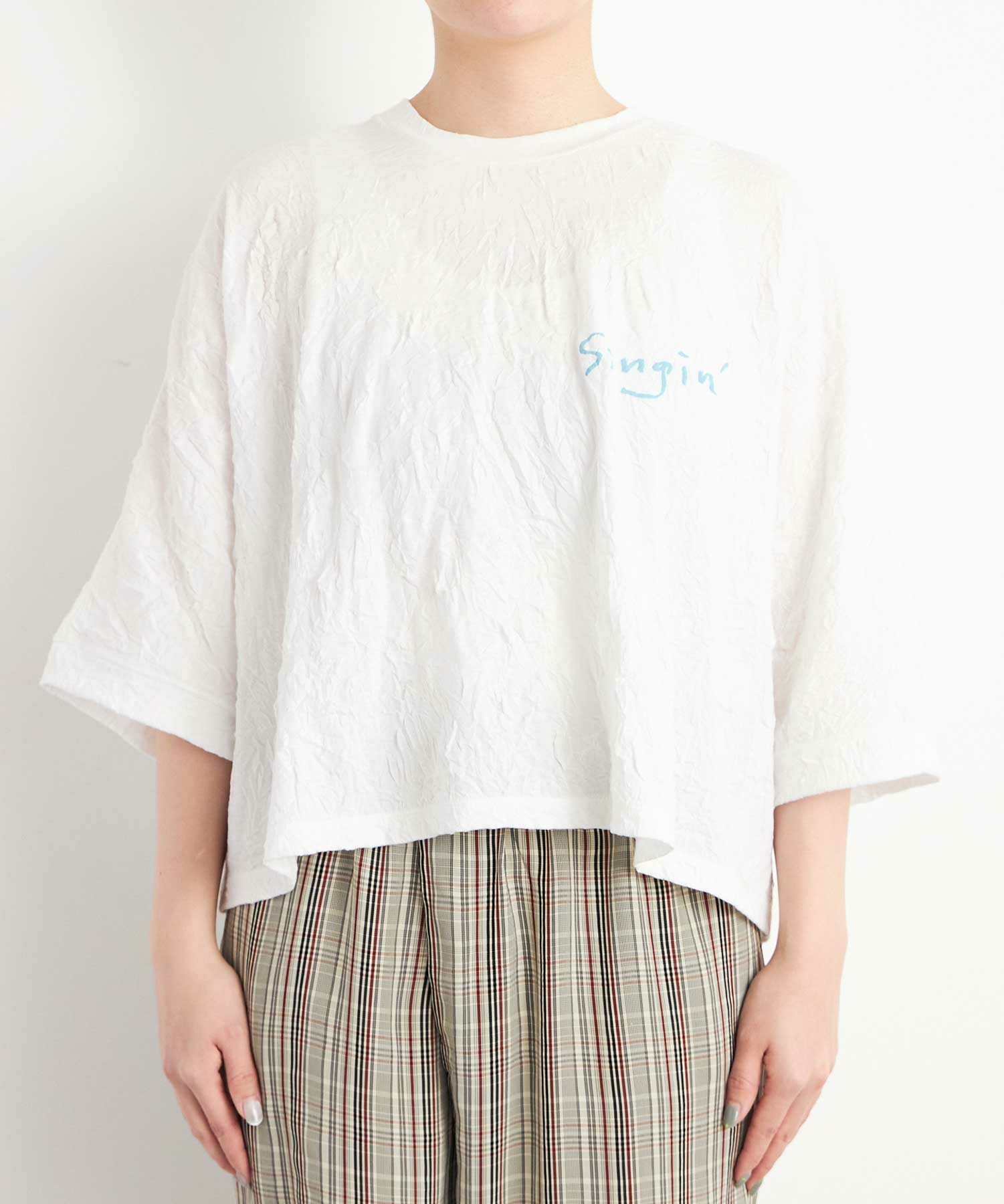 その他 user_07f11068 AMBIDEX Store △○washer天竺 middle Tシャツ(F WHITE): FLAT
