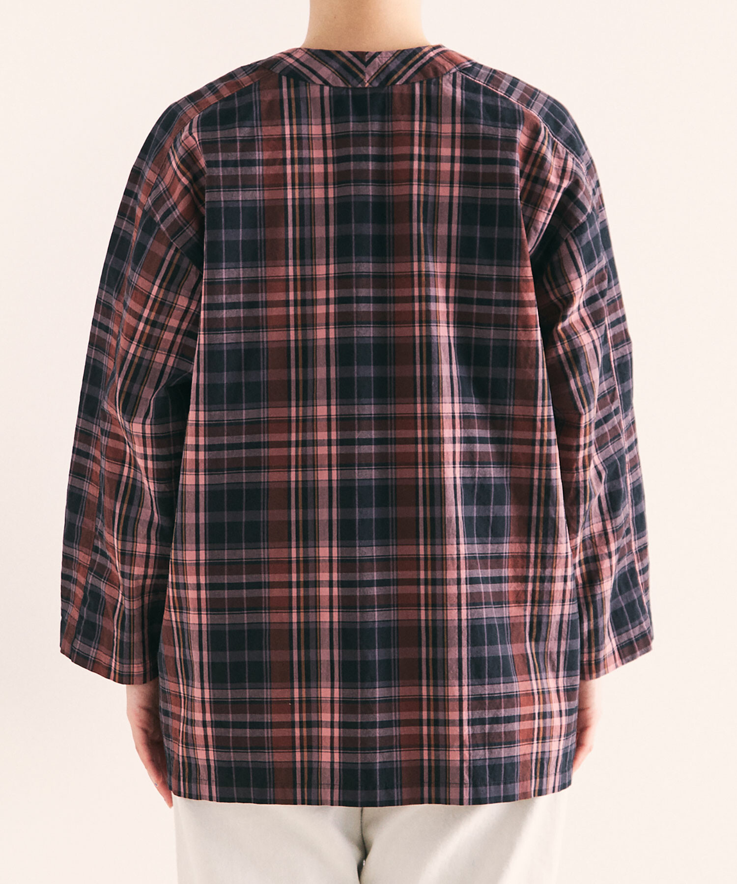 AMBIDEX Store ○CHECK EDODAKI SHIRT ジャケット(F GREY CHECK): FLAT 