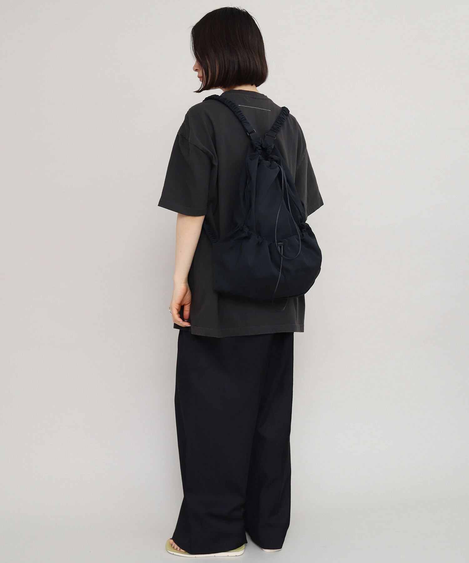 AMBIDEX Store 〇マットツイル ナップサック(F ベージュ): iki