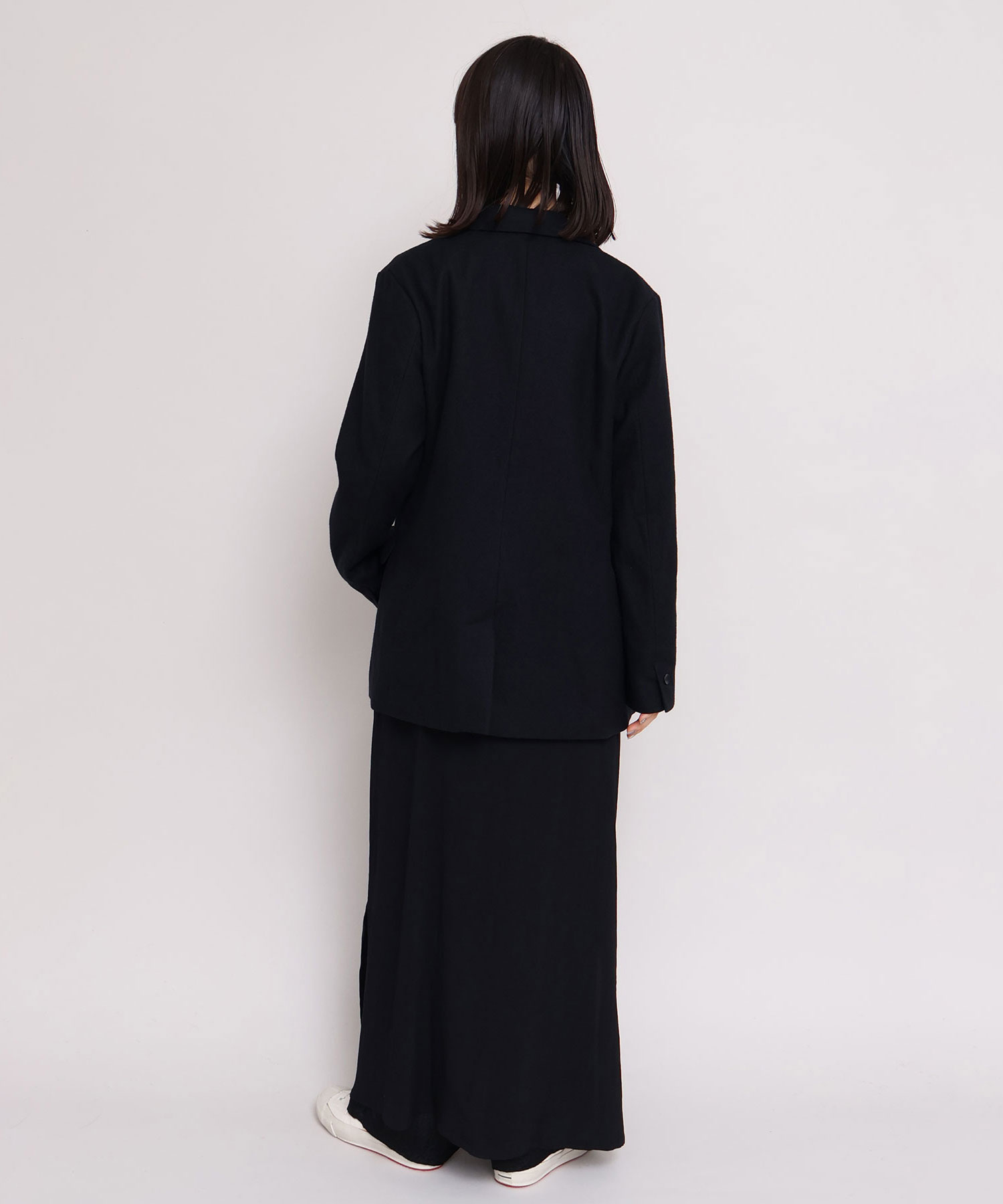 AMBIDEX Store 強縮ウール ダブルテーラード ジャケット(F クロ): iki