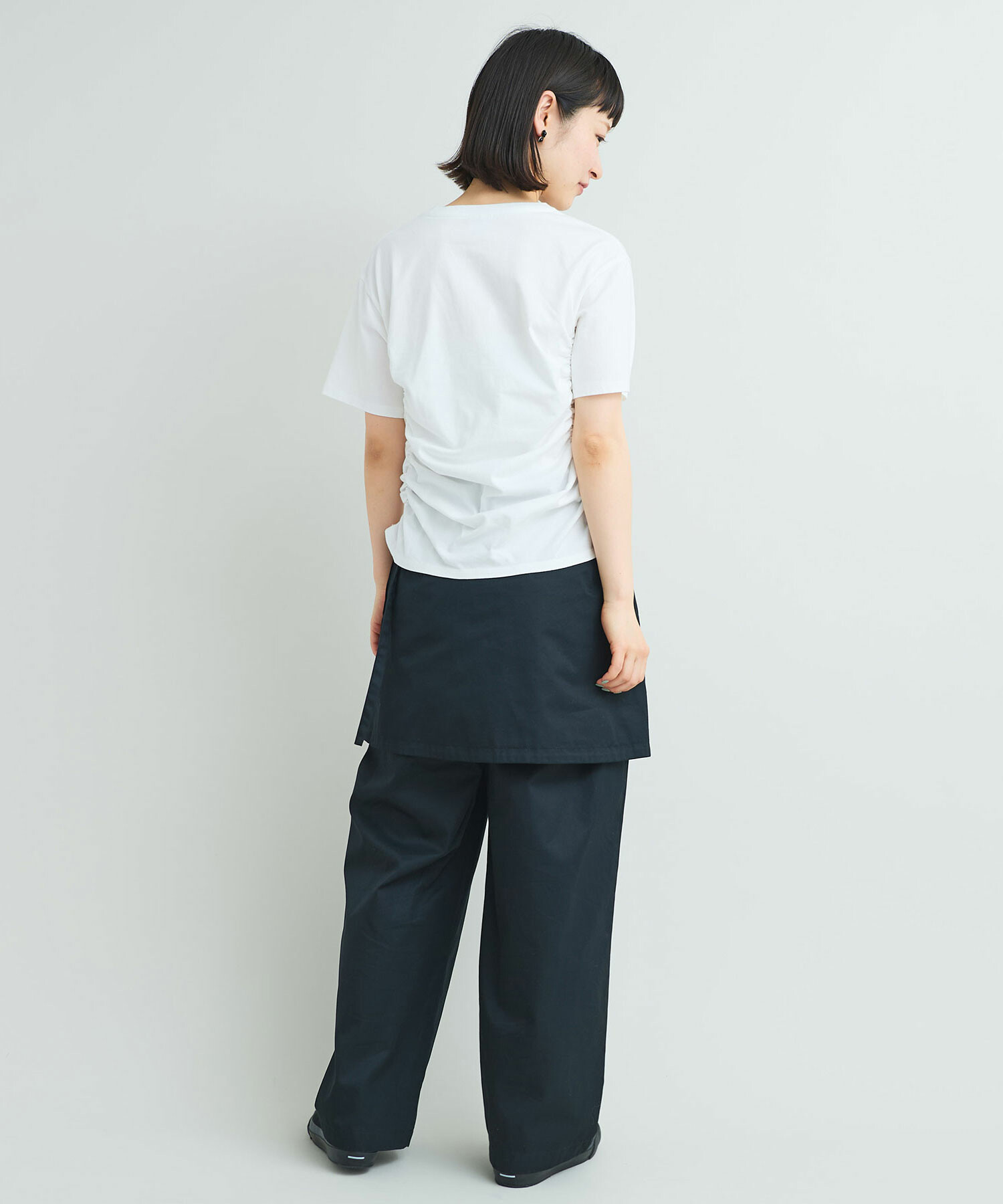 ★*NachaPika*1025ページ★ AMBIDEX Store 〇FINXギャバ ミニ巻き スカート(F キナリ): iki