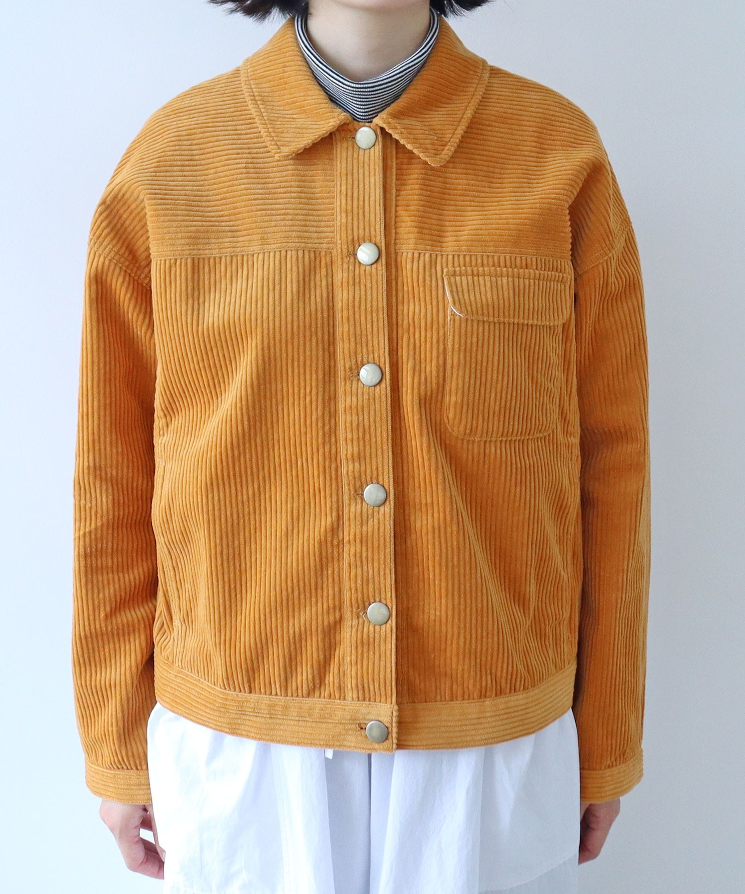 AMBIDEX Store ○○6Wコーデュロイ ブルゾン(F カーキ): PAR ICI