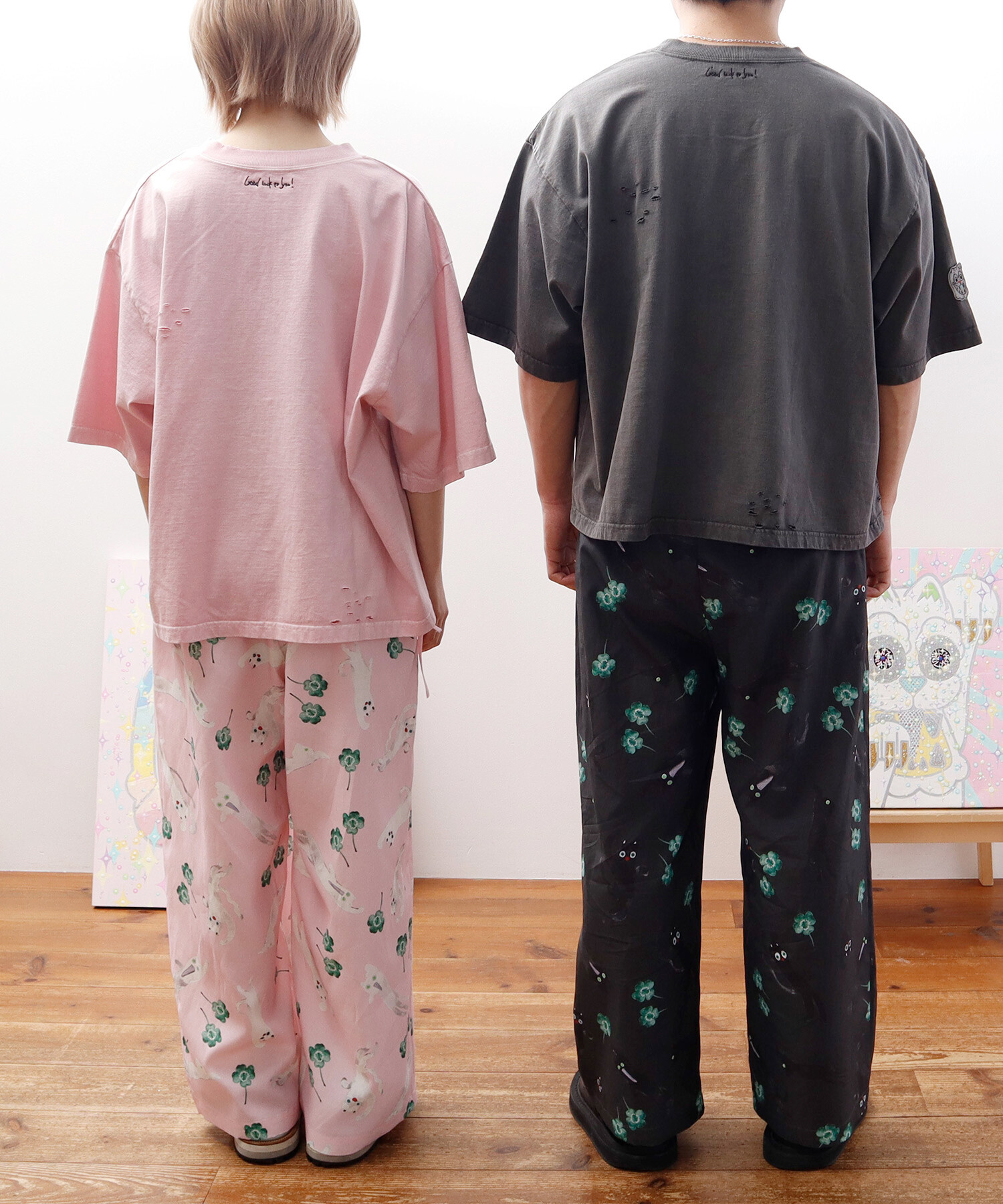 左model:159cm 右model:171cm