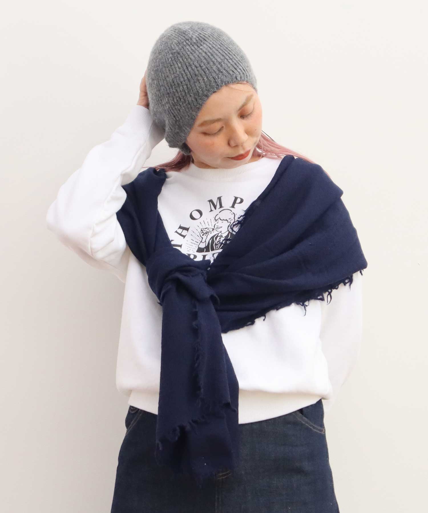 AMBIDEX Store WOOL ストール(F コン): Dot and Stripes CHILD WOMAN
