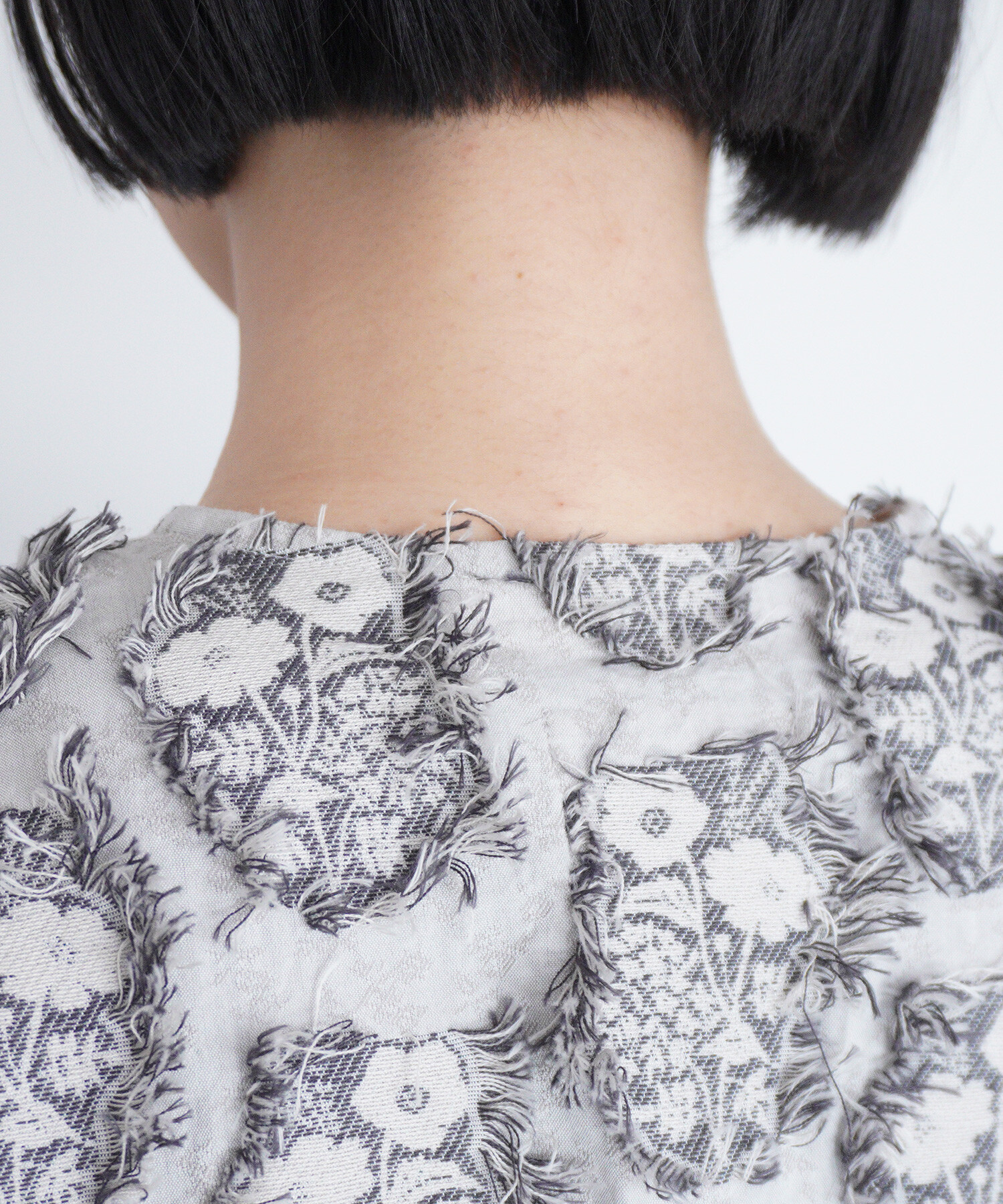 おまとめ【cal212】【heu4】 AMBIDEX Store 【予約販売】〇花野風jacquard ブラウス(F クロ