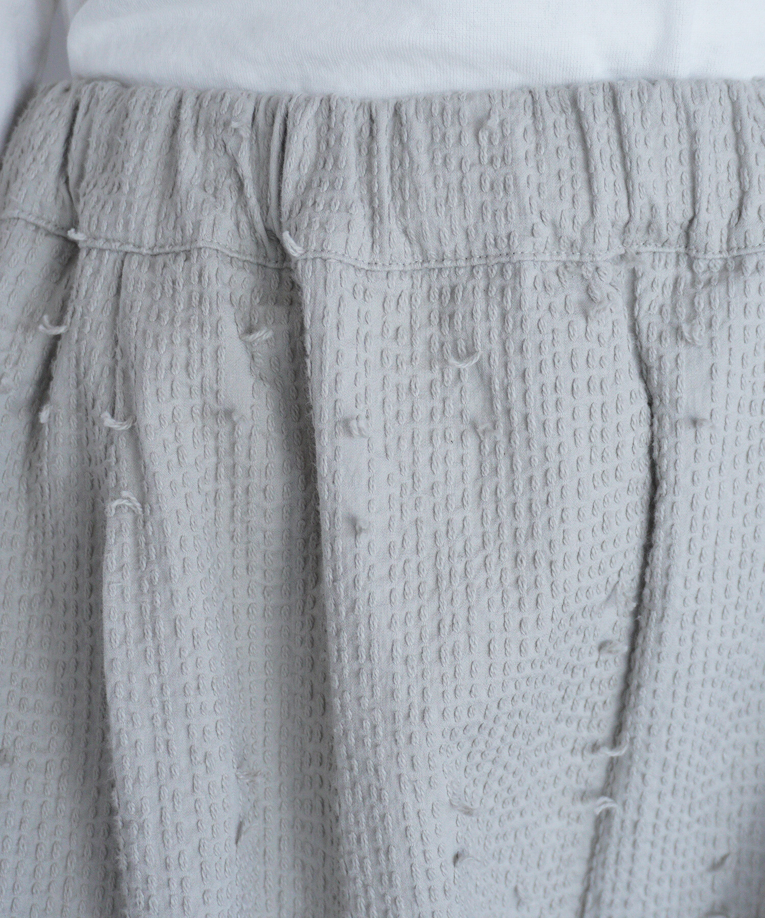AMBIDEX Store 〇sashiko jacquard ボリュームパンツ(F ライト