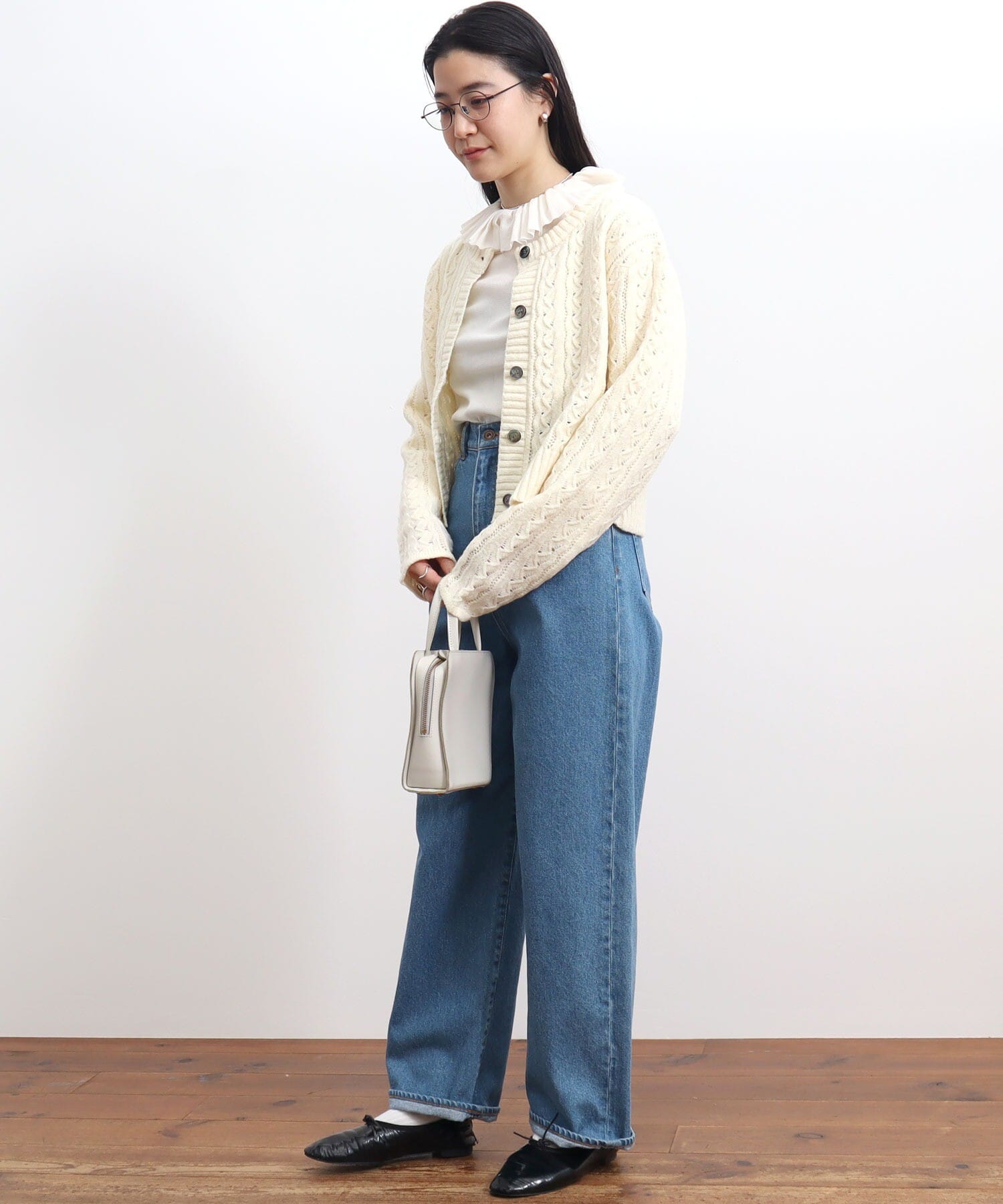 AMBIDEX Store ○cotton tulle frill blouse(F キナリ): l'atelier du 