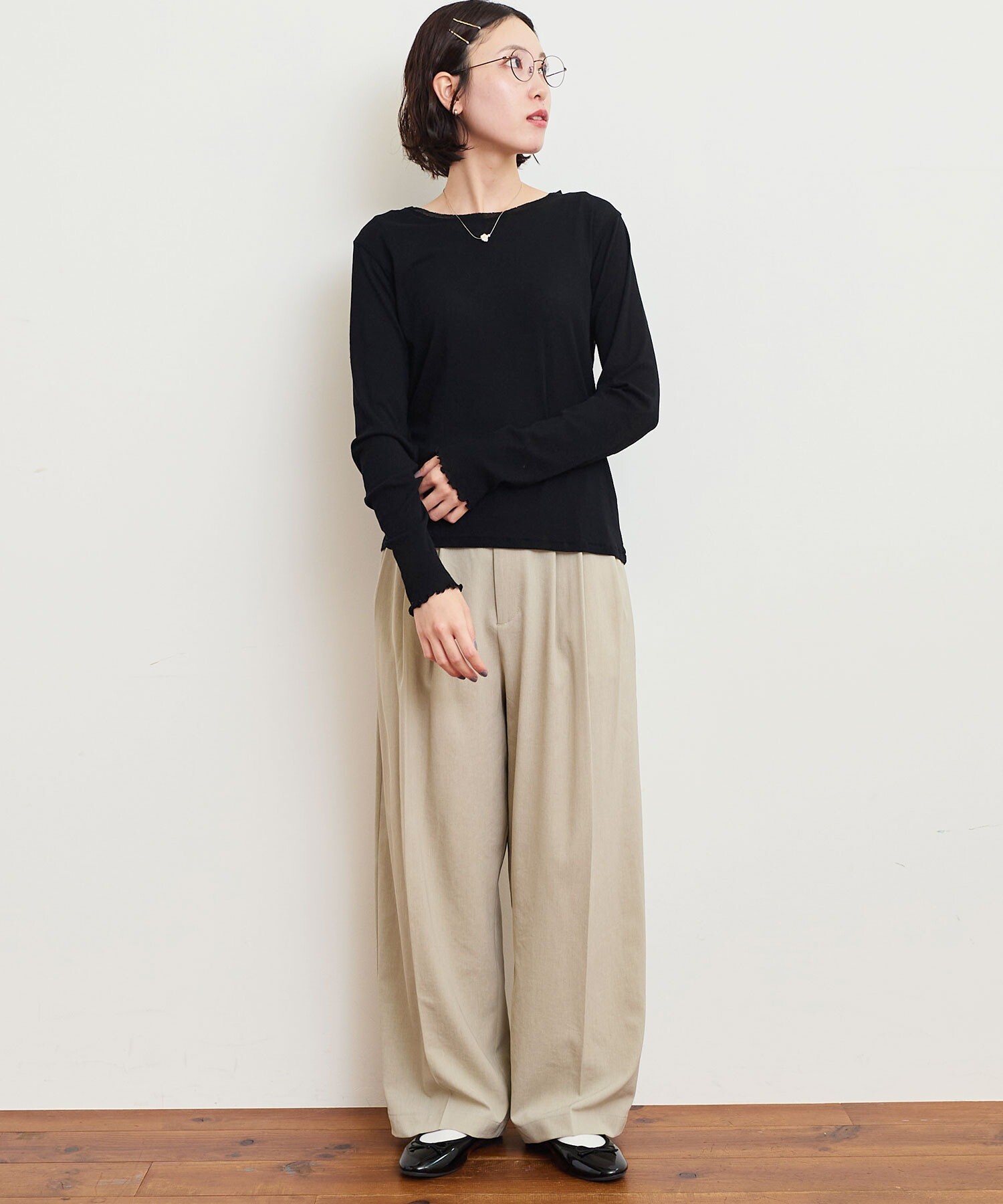 ひでメロー AMBIDEX Store △○MELLOW pullover(F ベージュ): l'atelier du