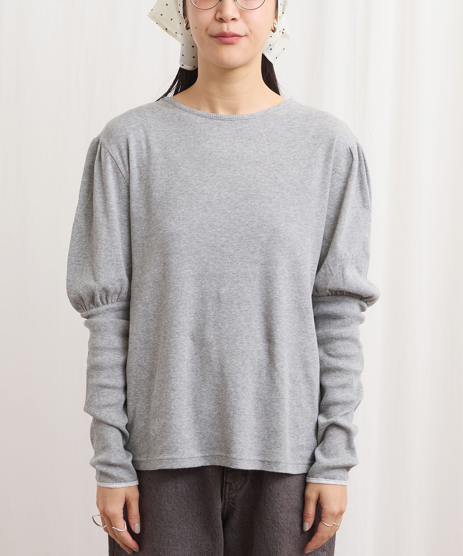 AMBIDEX Store 〇ZIM tereko puff pullover(F シロ): l'atelier du savon