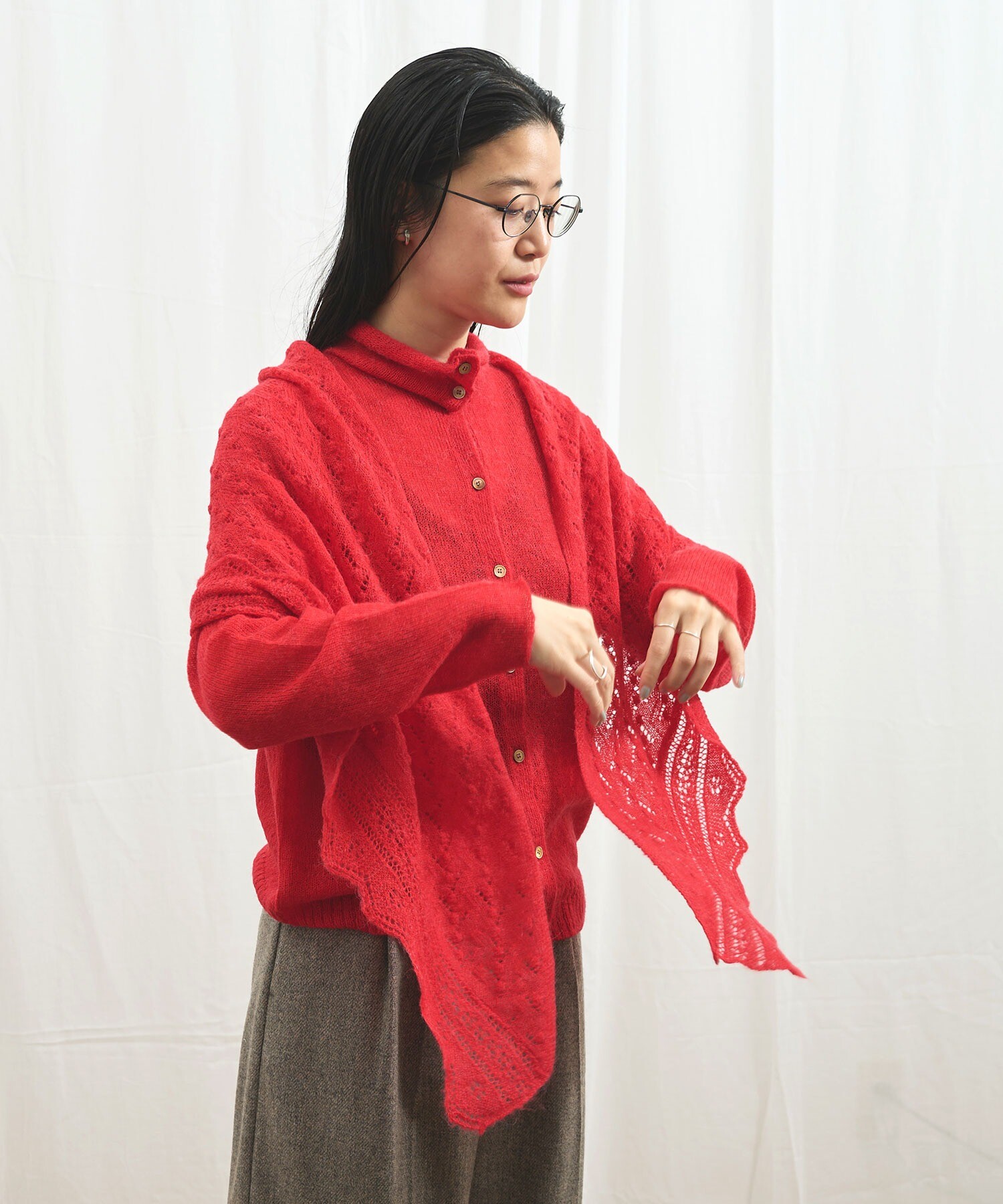 AMBIDEX Store 〇Bobo granny shawl(F キナリ): l'atelier du savon