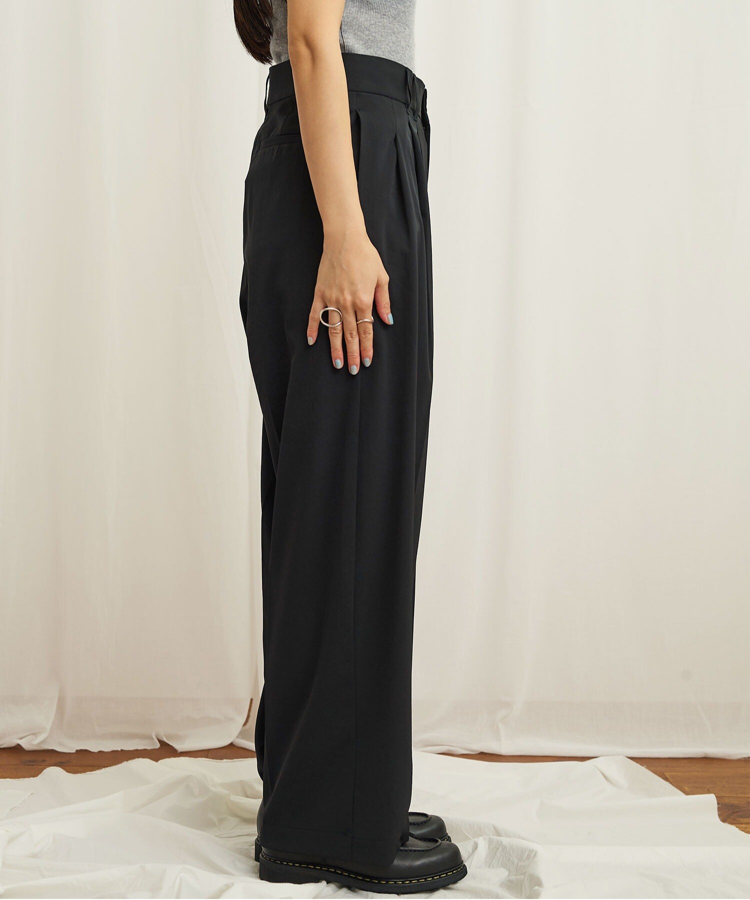 fig L London Carol pants ホワイト fig London ジーンズ デニム デニムパンツ Colored jeans