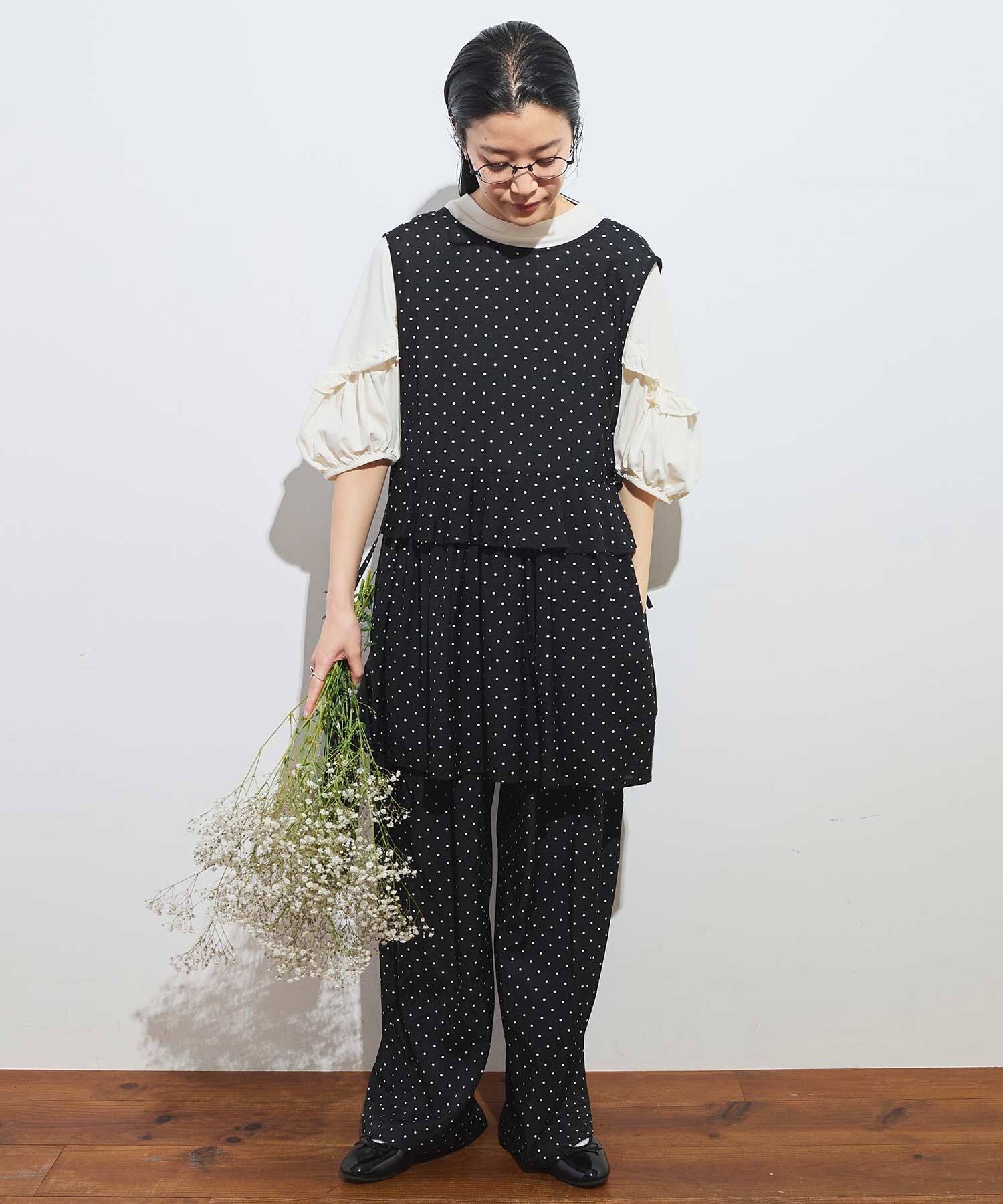 fig London tulle PT クロ Ｆ fig London（フィグロンドン）の「○tulle PT（その他パンツ