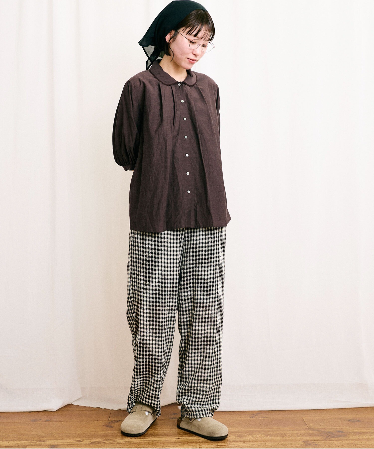 AMBIDEX Store 【予約販売】〇silhouette pants(F クロ): l