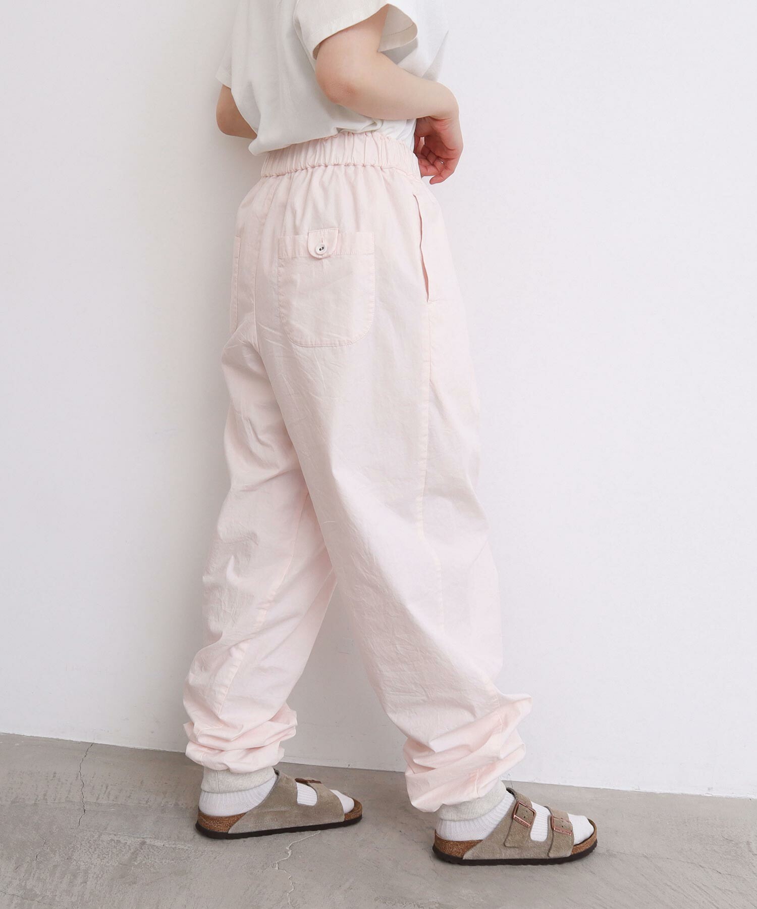 AMBIDEX Store 〇スウェットみたいなゆるパンツ(F ピンク): l