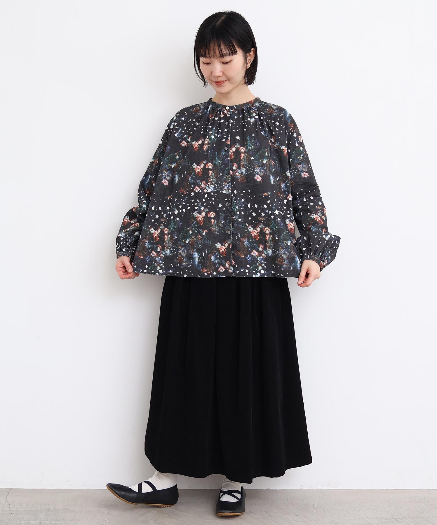 AMBIDEX Store 〇21Wシャツコール タックスカート(F カーキ): l