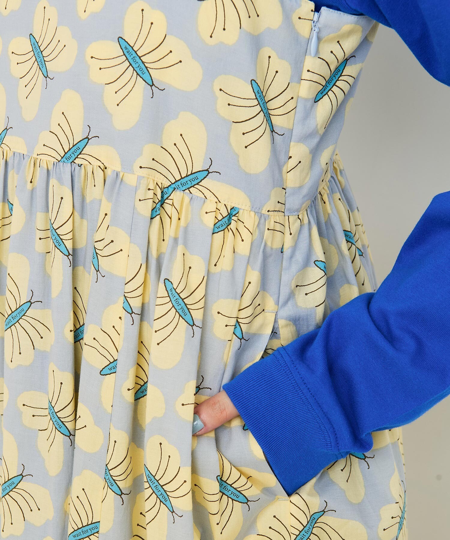 AMBIDEX Store ○Butterfly flower キャミワンピース(F パープル
