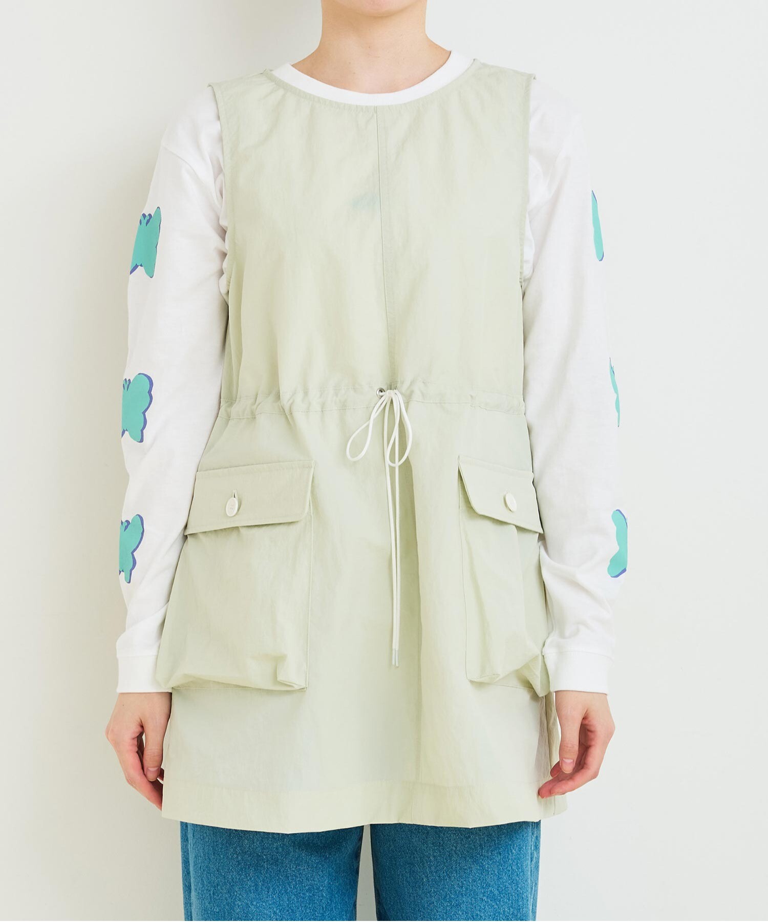 AMBIDEX Store ○Nylon dyed tusser ミニワンピ(F クロ): l