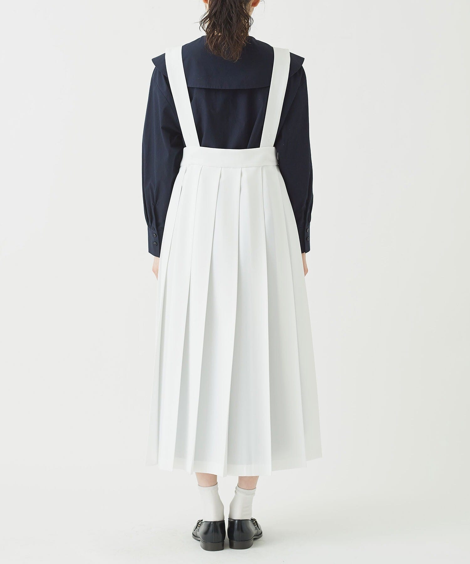 AMBIDEX Store ○OJO suspender pleats skirt(F シロ): l'atelier du savon