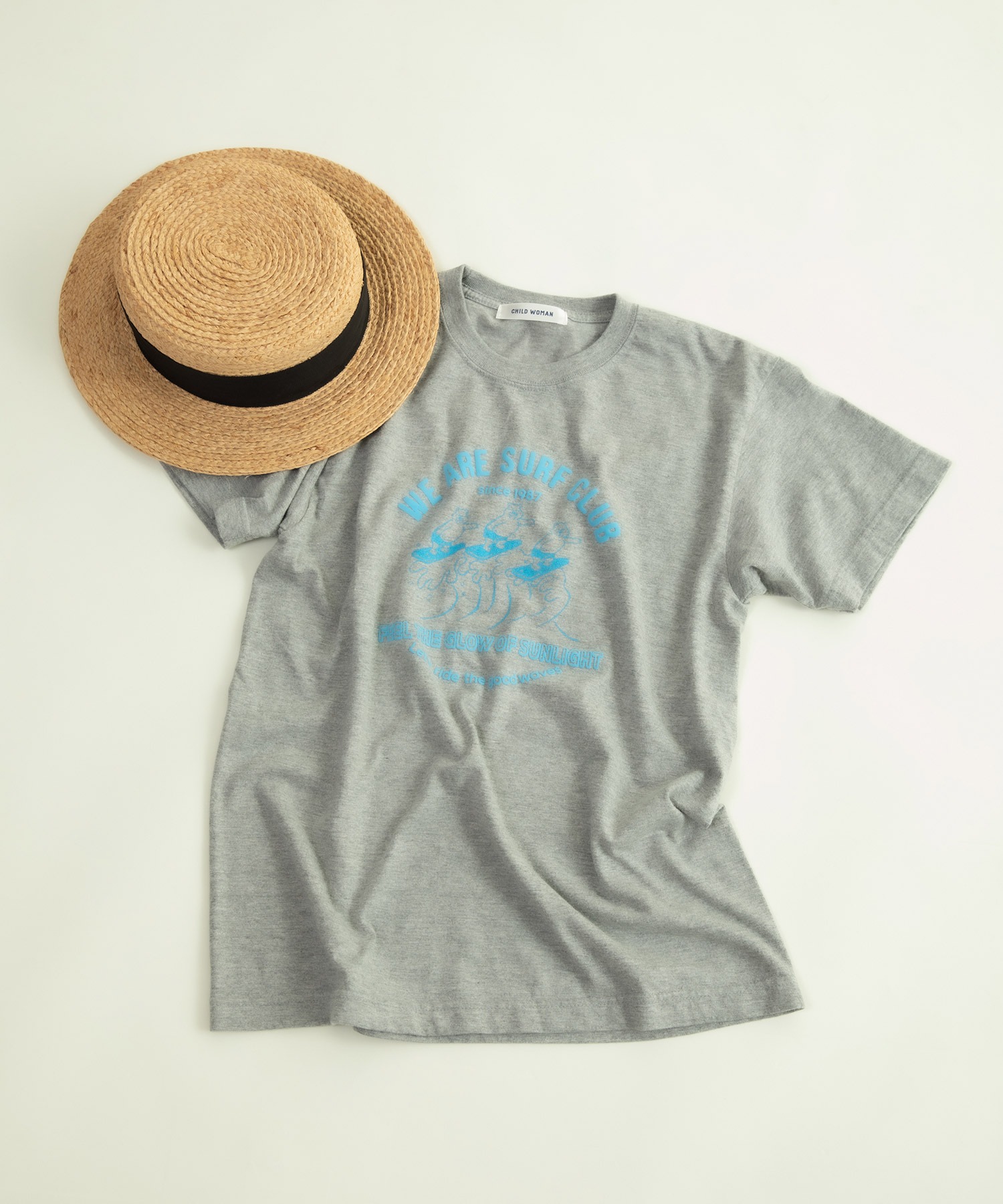 AMBIDEX Store ○16/-天竺 サーフクラブプリントTシャツ(F コン