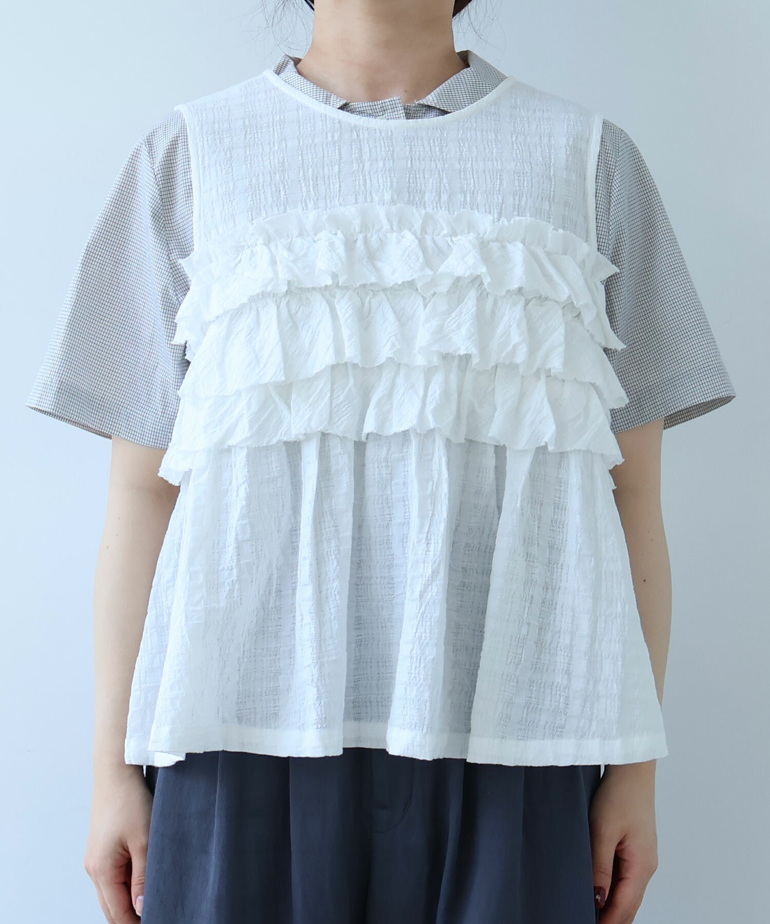 AMBIDEX Store 【予約販売】○ レノクロス frill ベスト(F シロ