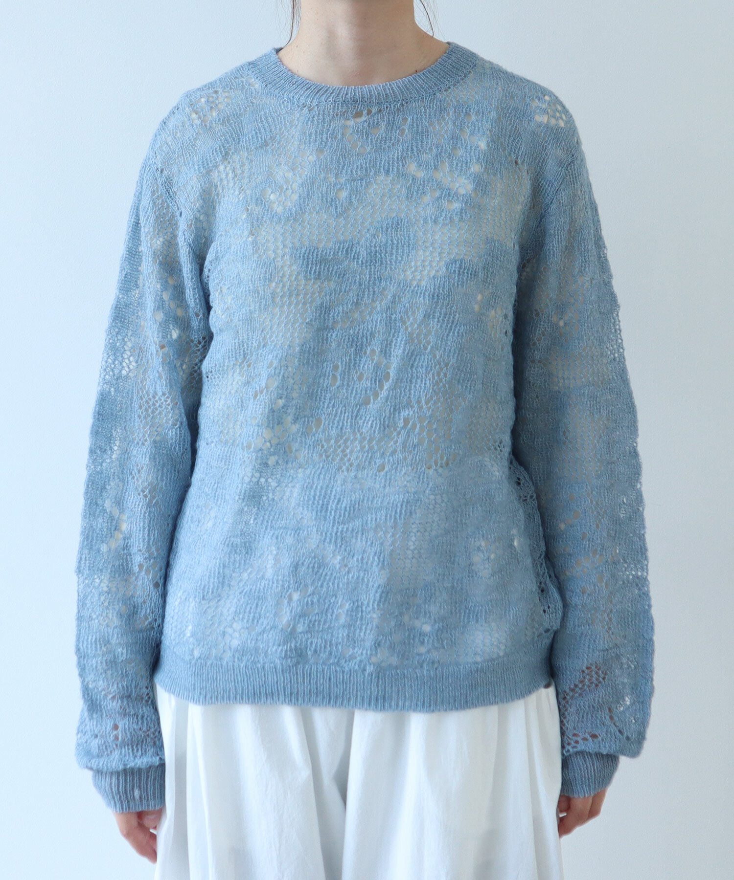 ハナ様 AMBIDEX Store ○ hana hana モヘア プルオーバー(F サックス