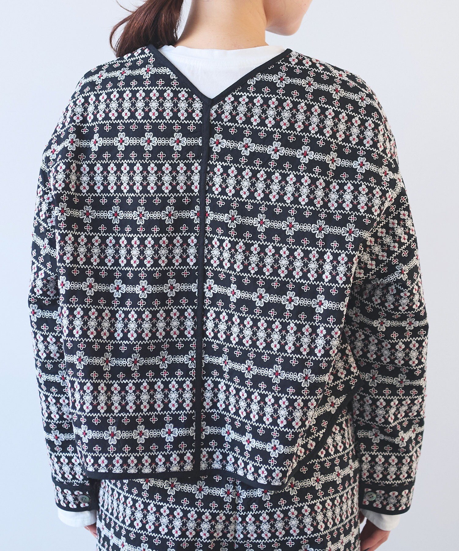 AMBIDEX Store ○総刺繍haori 2way ブラウス(F コン): yuni