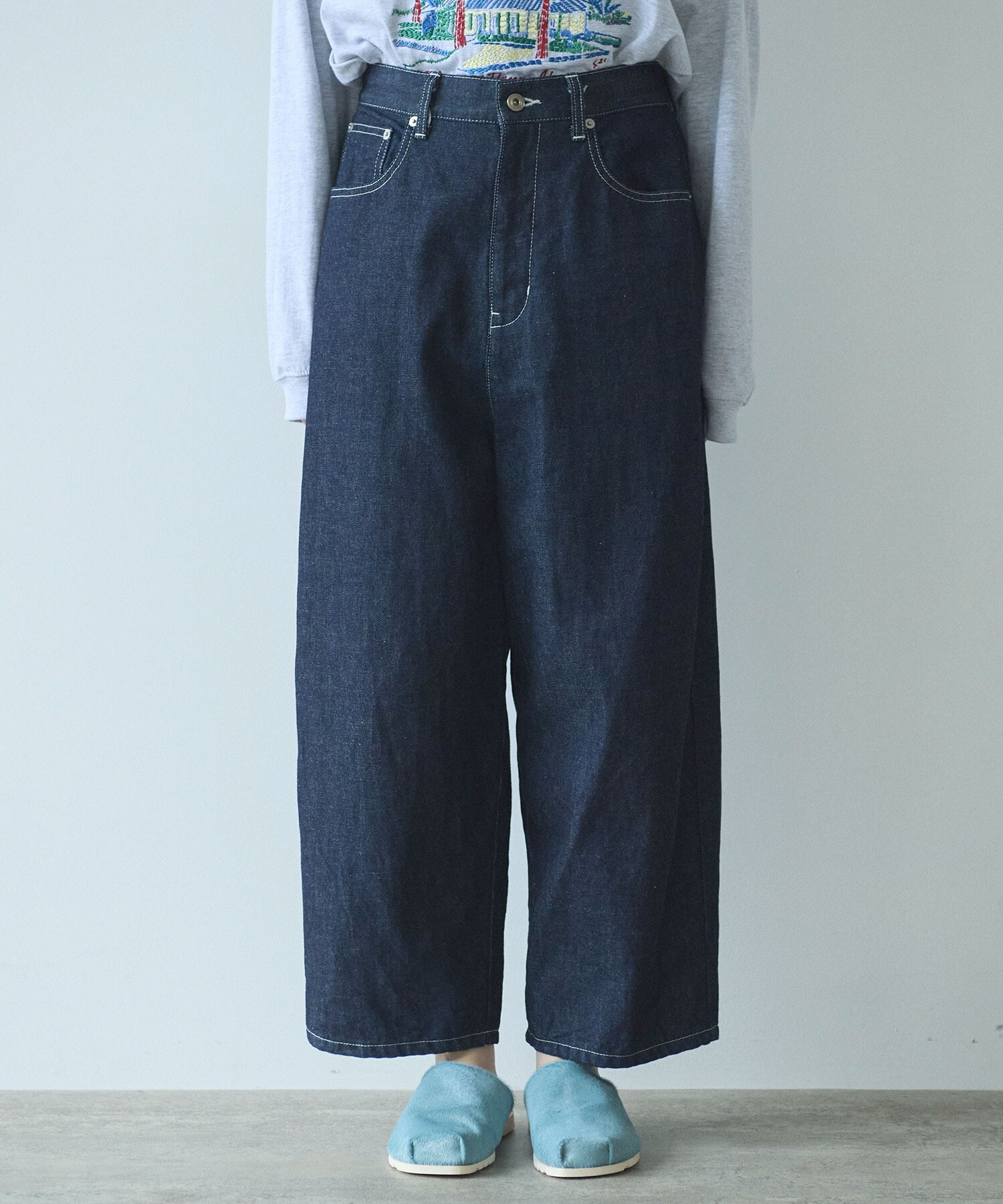 BLAMINK(ブラミンク)のデニム5Pパンツネイビー通販 | mirabella