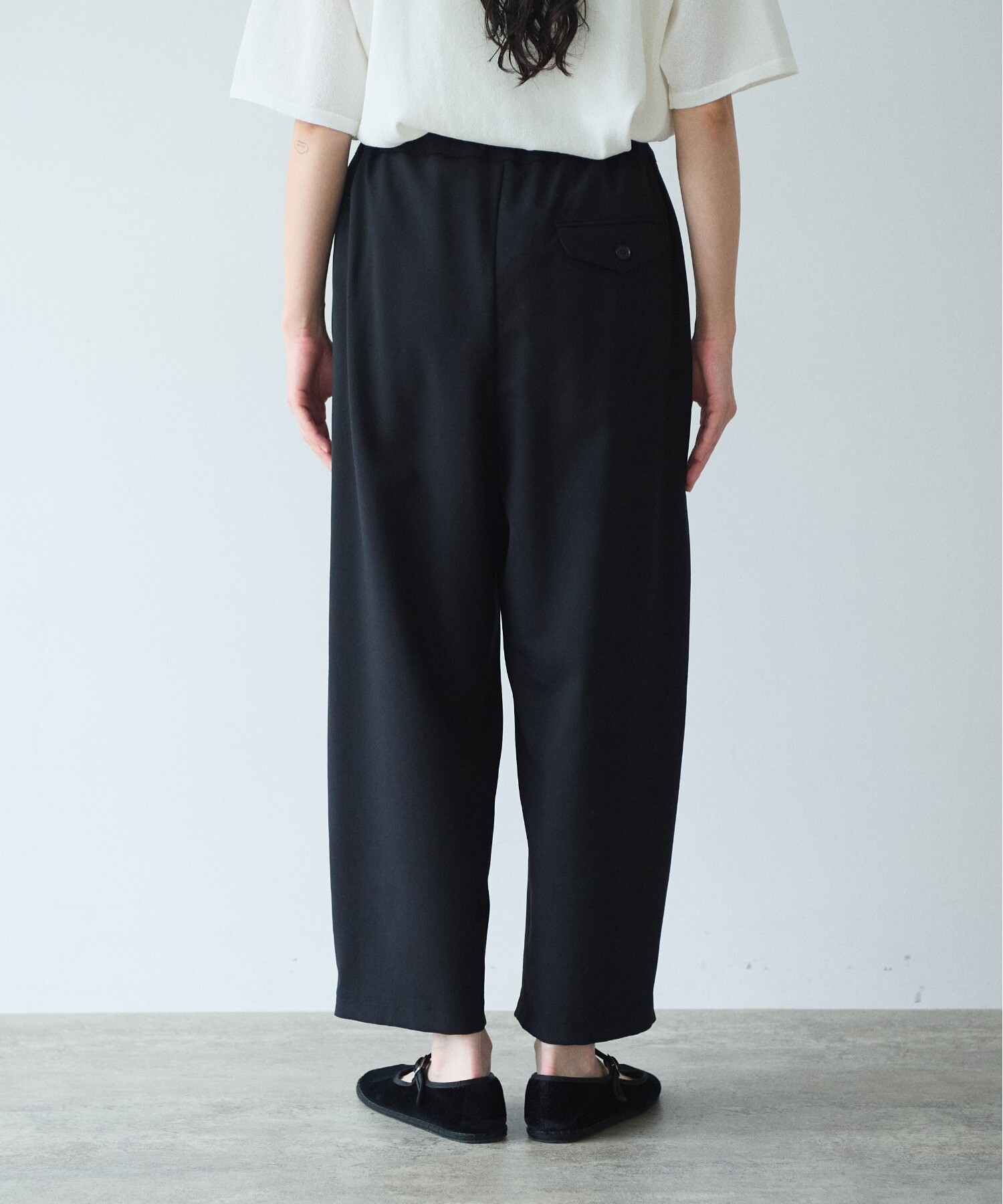 AMBIDEX Store washable summer wool gum tack パンツ(F クロ): yuni AMBIDEX Store washable summer wool gum tack パンツ(F クロ): yuni