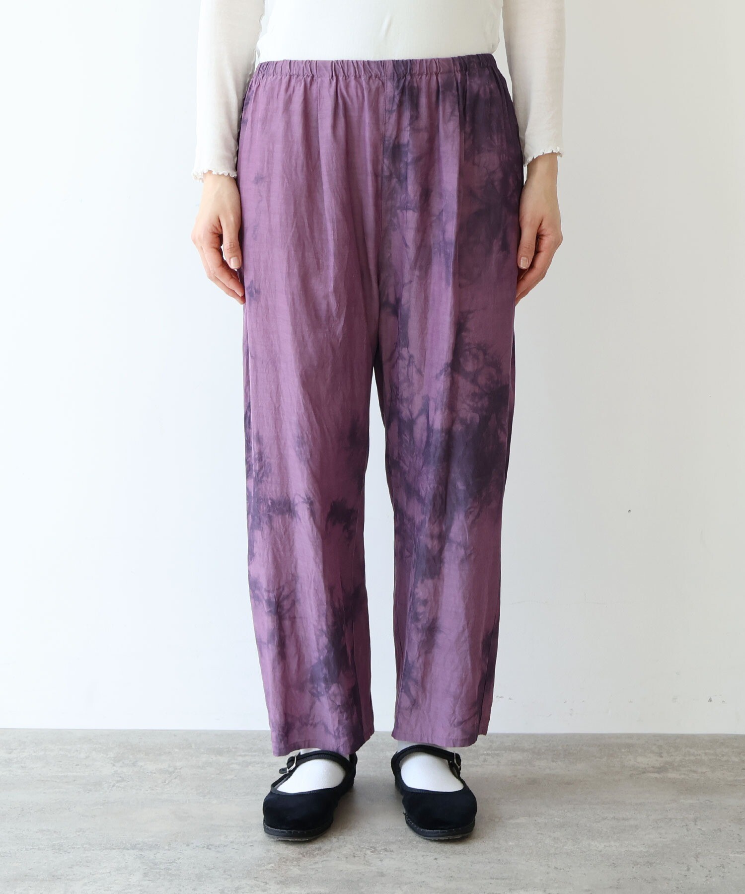 AMBIDEX Store cotton cupla difused dye pettit パンツ(F パープル): yuni
