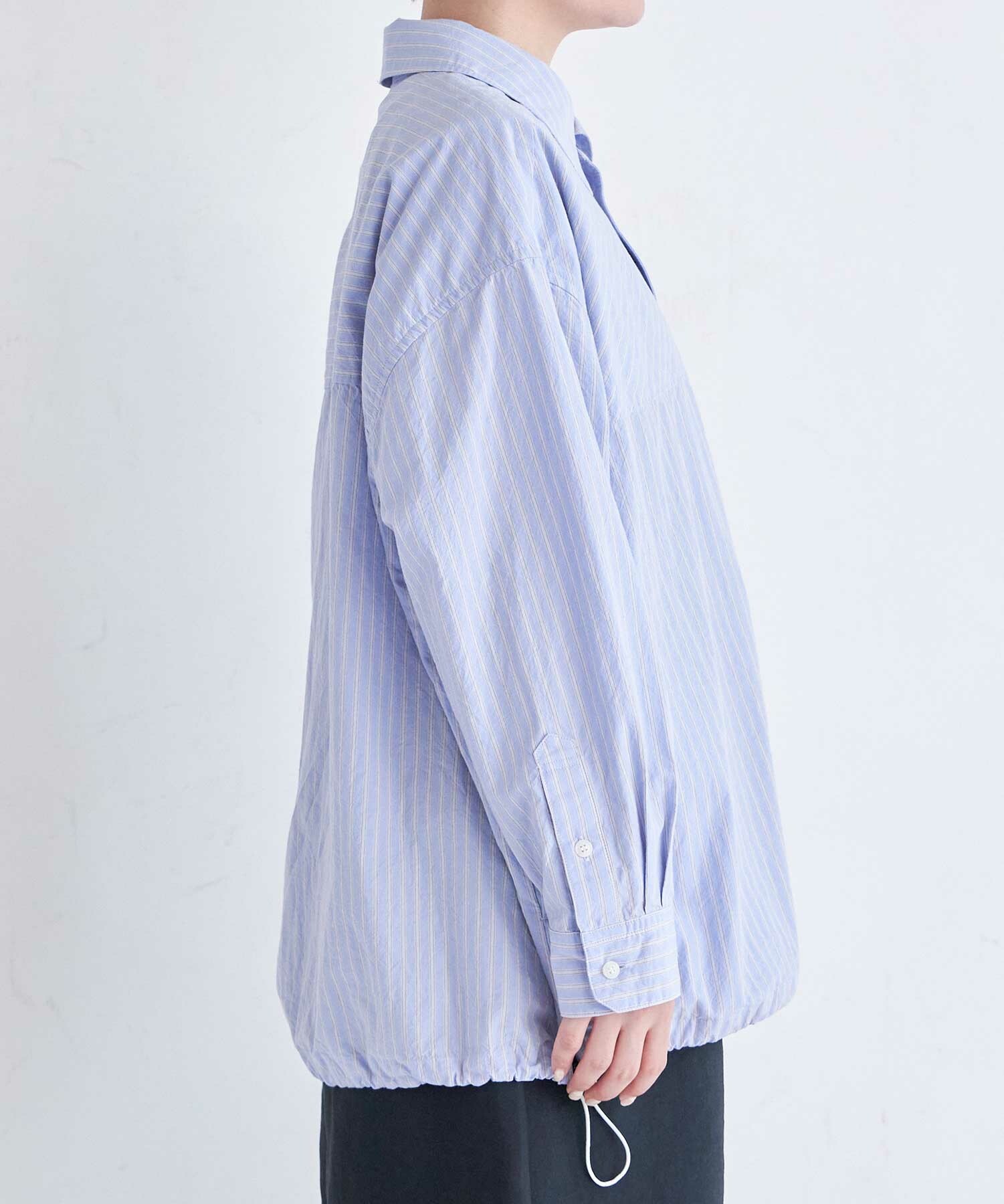 AMBIDEX Store ○STRIPE シャツブルゾン(F BEIGE STRIPE): FLAT