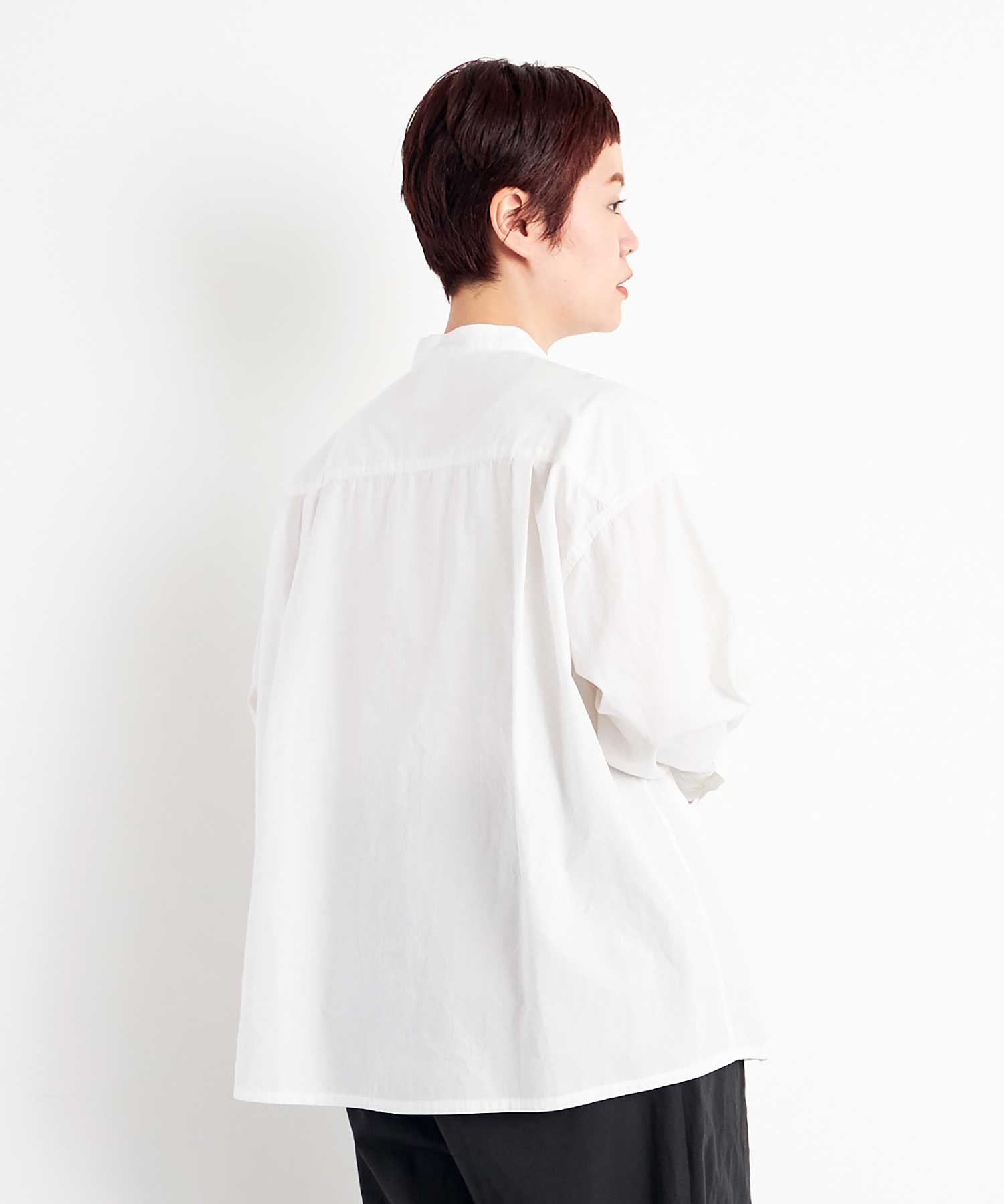AMBIDEX Store ○FRILL SHIRT (スーピマブロード/オンブレ AMBIDEX Store ○FRILL SHIRT (スーピマブロード/オンブレ